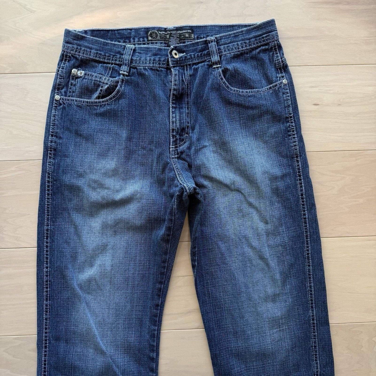 Southpole Vintage Southpole Jeans 34 Blue Y2K Baggy Denim Skater Punk Size US 34 / EU 50 - 3 Thumbnail