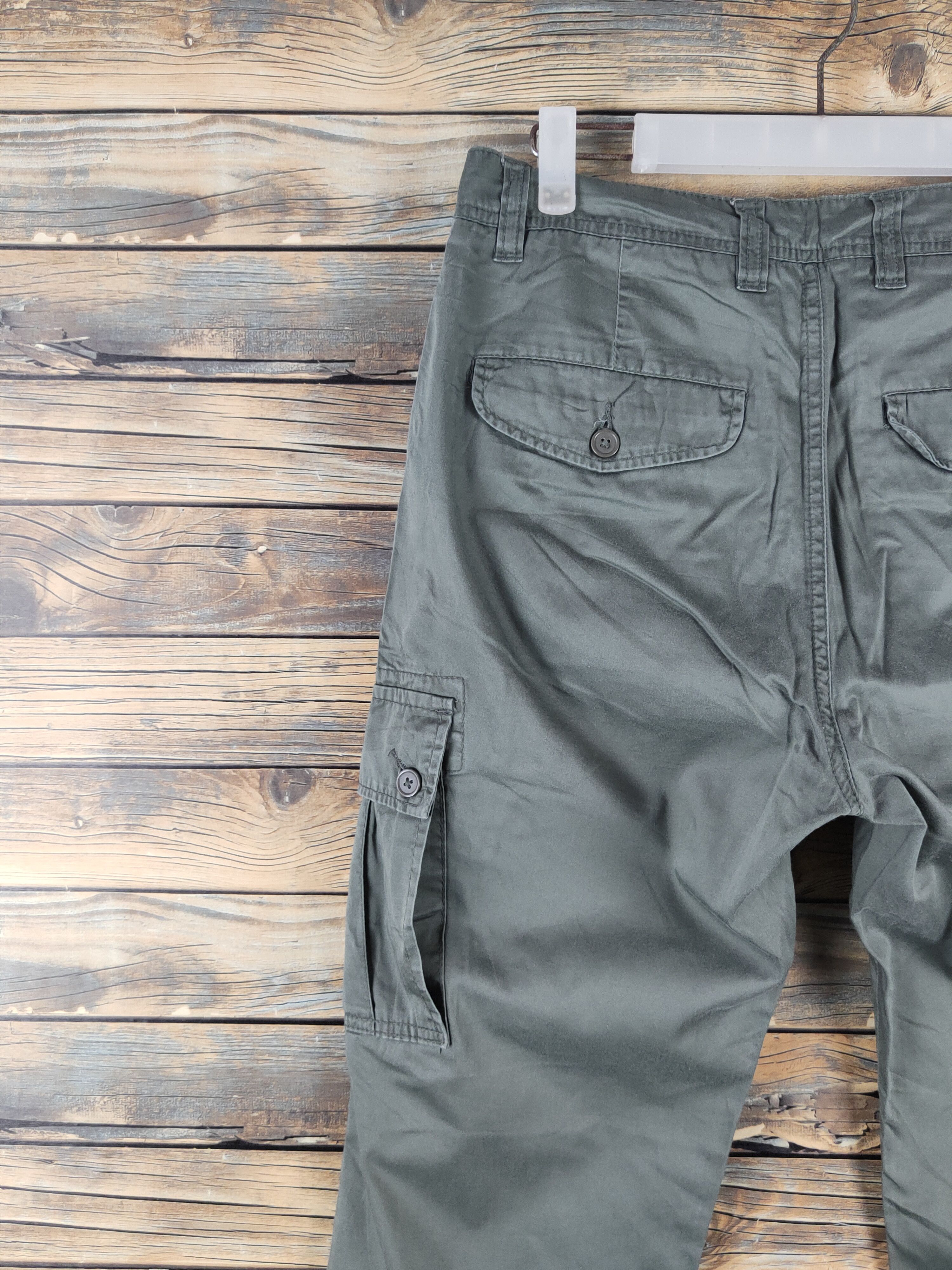 Japanese Brand DL Japanese Brand Green utility Multipocket Cargo Pants #488 Size US 31 - 8 Thumbnail