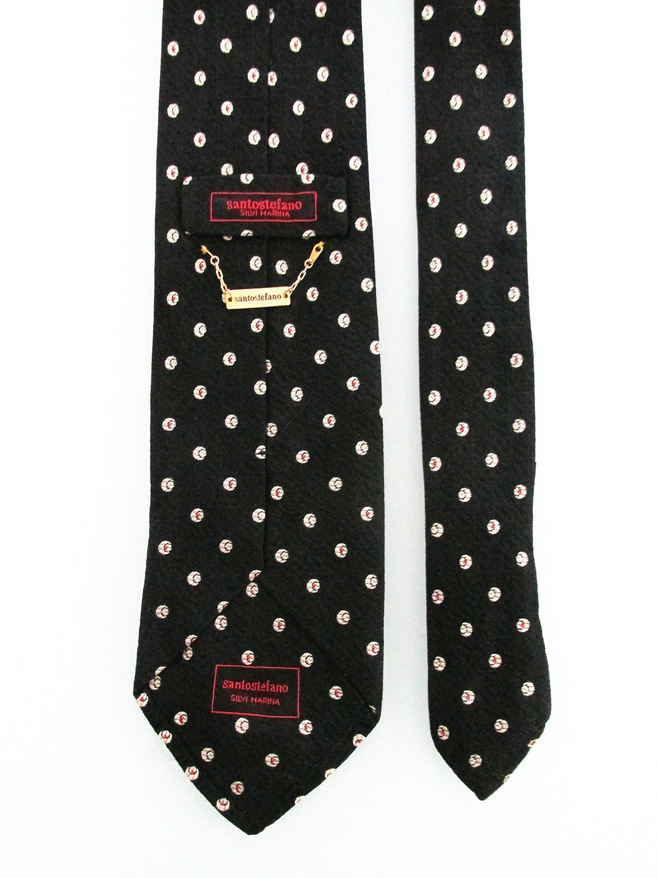 Santostefano Santostefano Men's Silk Tie Size ONE SIZE - 4 Thumbnail