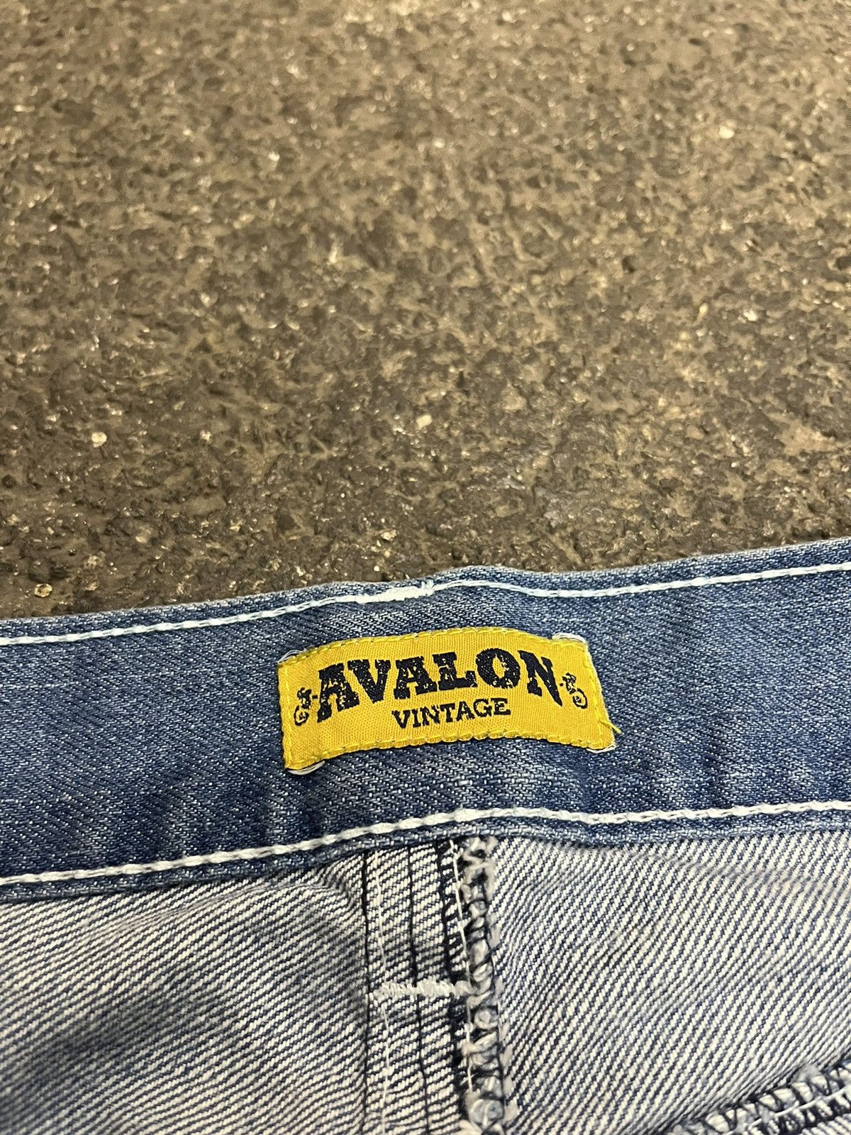 True Religion × Vintage True religion style flared denim wide leg skater hype rare Size US 34 / EU 50 - 10 Thumbnail