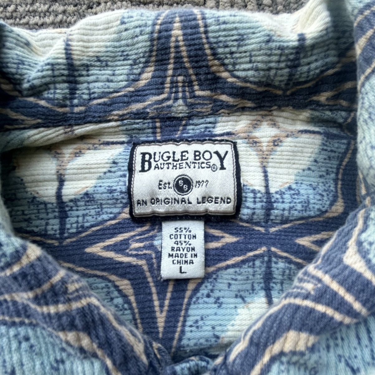 Bugle Boy Vintage Bugle Boy All Over Print Hawaiian Button-up Shirt Size US XL / EU 56 / 4 - 3 Thumbnail