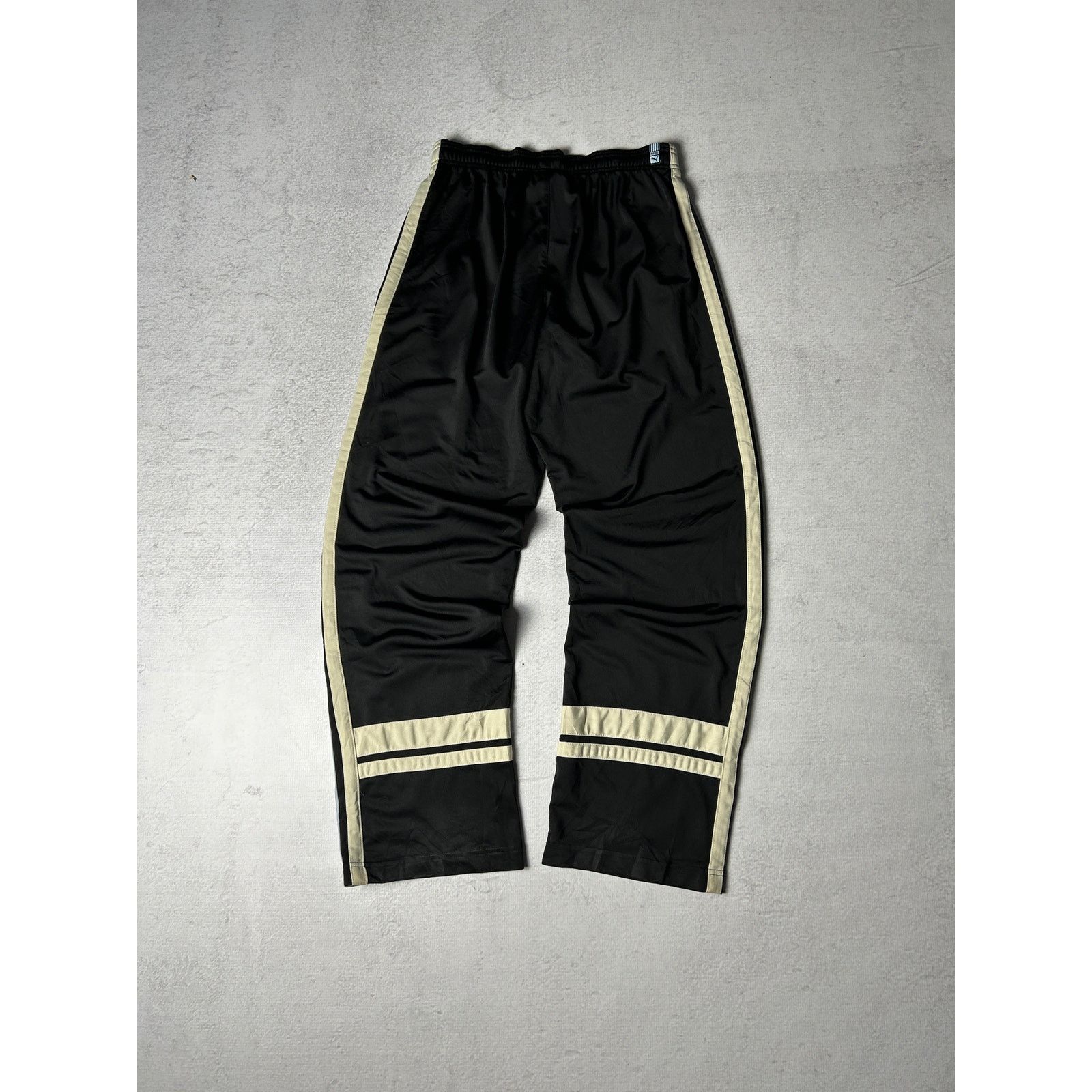 Puma Vintage 90S Puma Black Track Pants - Women's Medium Size 30" / US 8 / IT 44 - 2 Thumbnail
