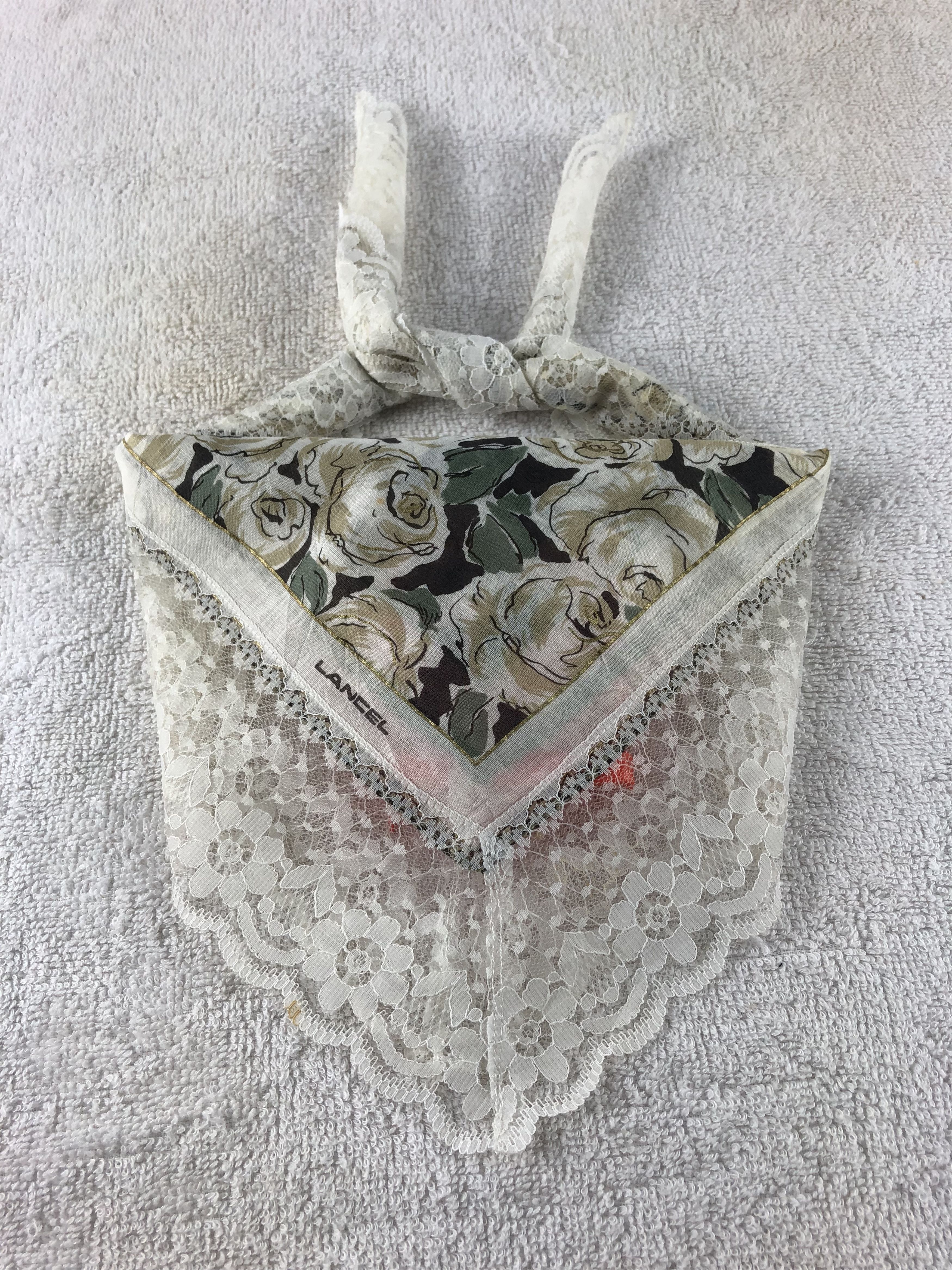 Lancel × Vintage Lancel handkerchief / Bandana / Neckerchief Size ONE SIZE - 1 Thumbnail