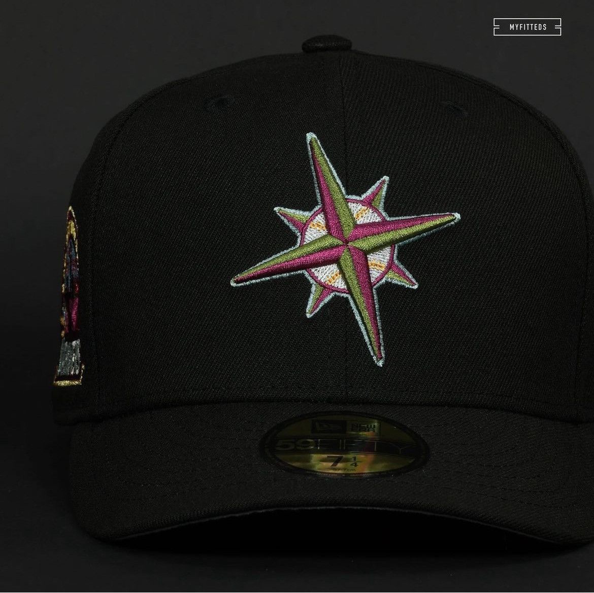 MyFitteds 7 1/4 SEATTLE MARiNERS 1962 WORLD’S FAiR MLB NEW ERA FiTTED Size ONE SIZE - 3 Thumbnail