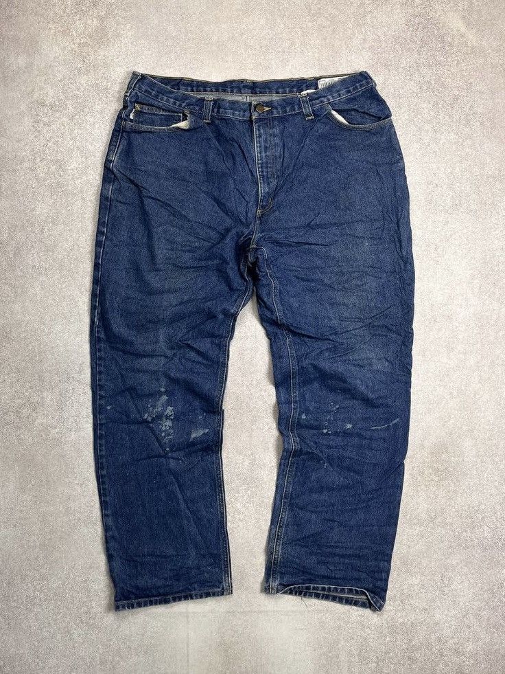 Other Vintage Carhartt Baggy Denim Workwear Jeans Y2K 42x32 Size US 42 / EU 58 - 4 Thumbnail