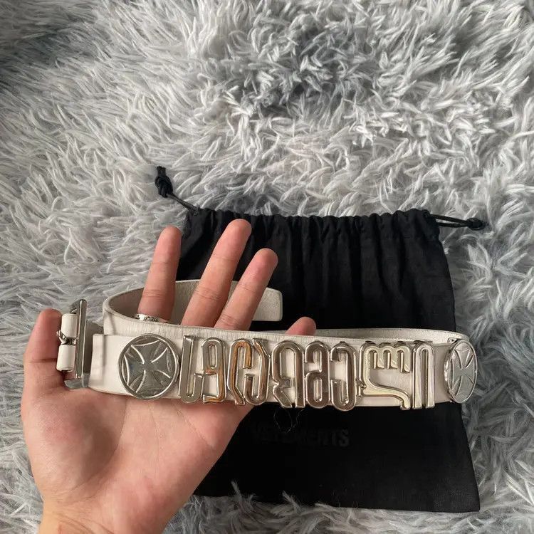 ラス1 VETEMENTS oversized ring belt Vetements Vetements Oversized Ring Leather Belt | Grailed