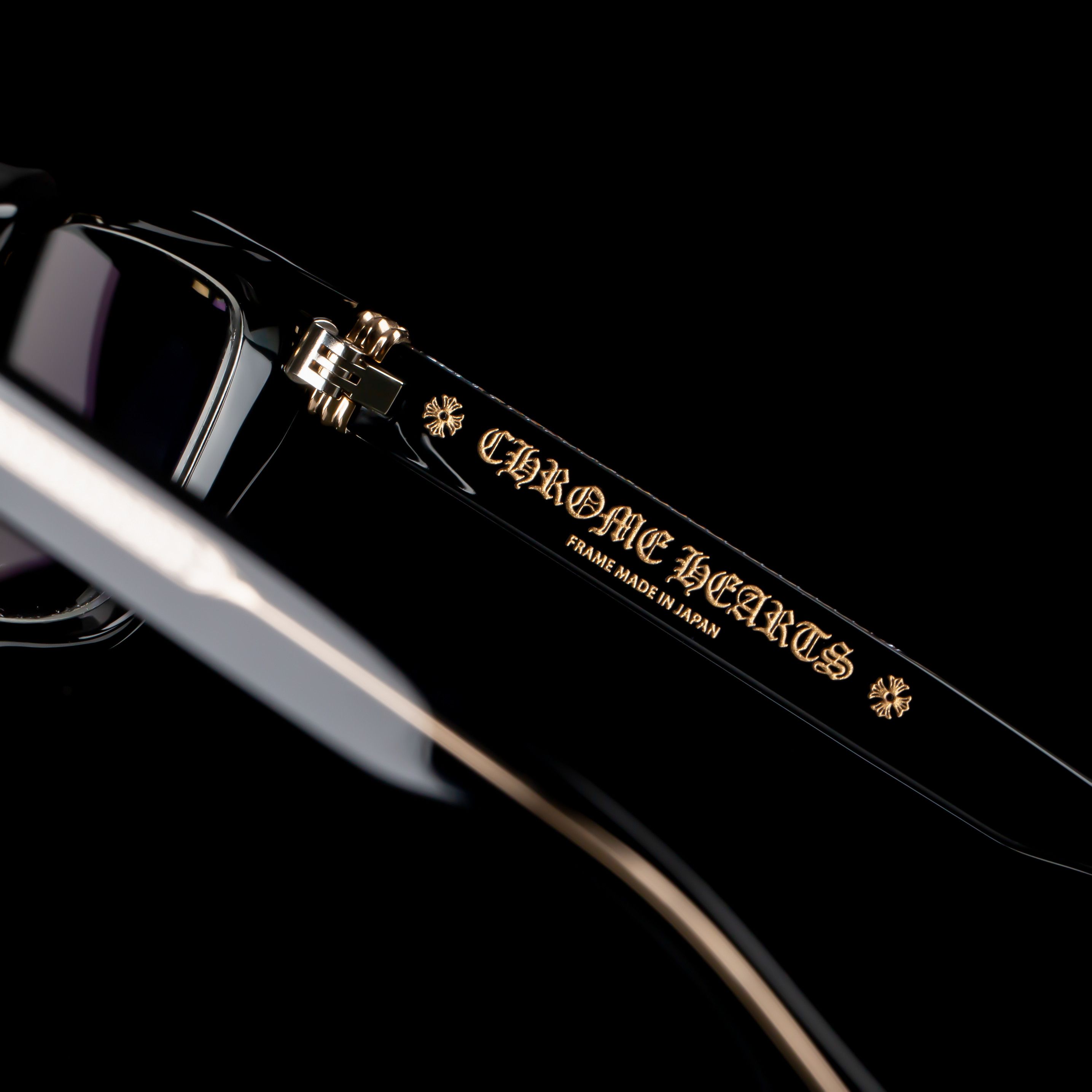 Chrome Hearts CHROME HEARTS OPTITCAL BLACK-18KGP GLASSES Size ONE SIZE - 4 Thumbnail