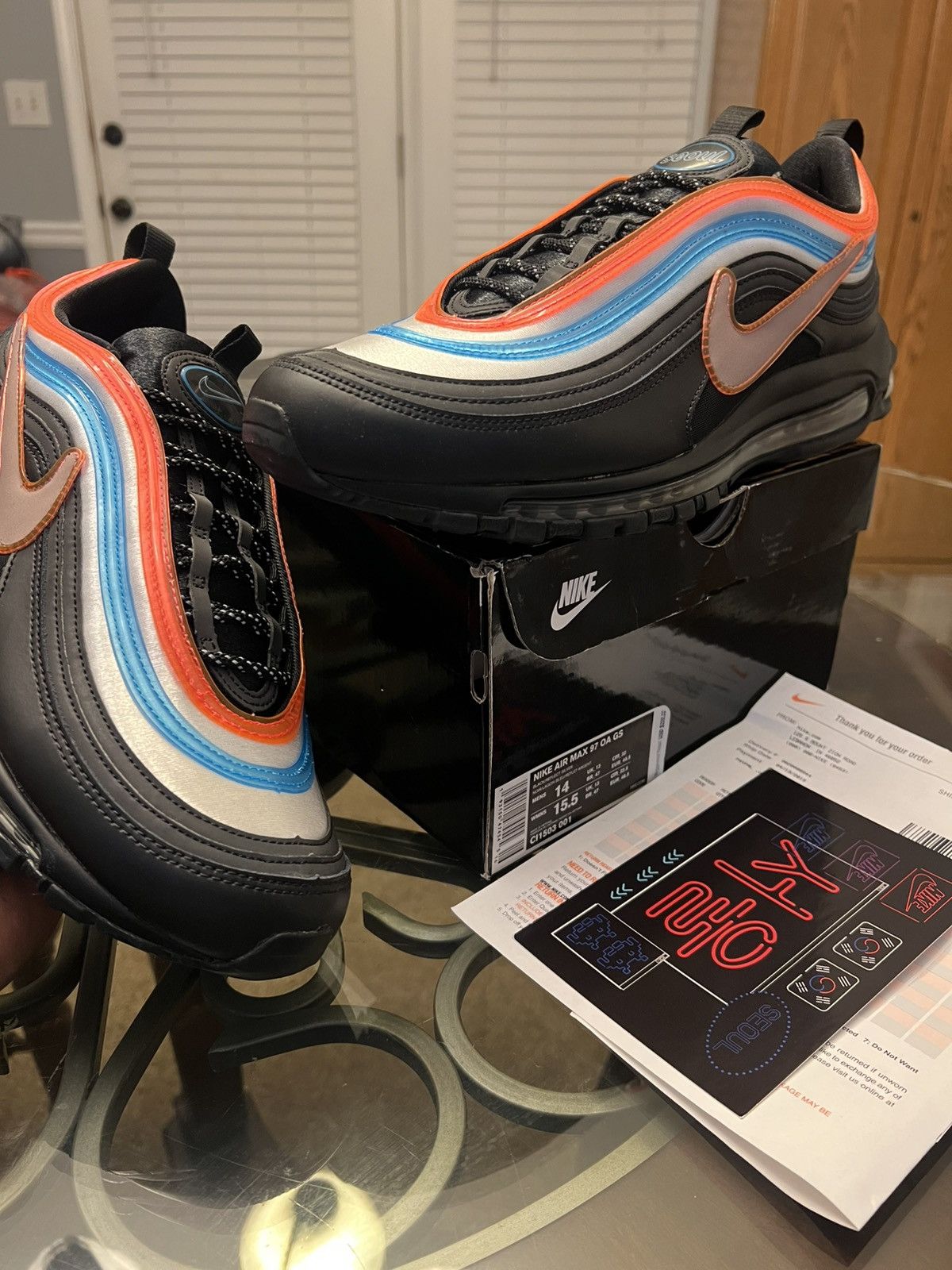 Nike Nike Air Max 97 On Air: Neon Seoul Size US 14 / EU 47 - 1 Thumbnail
