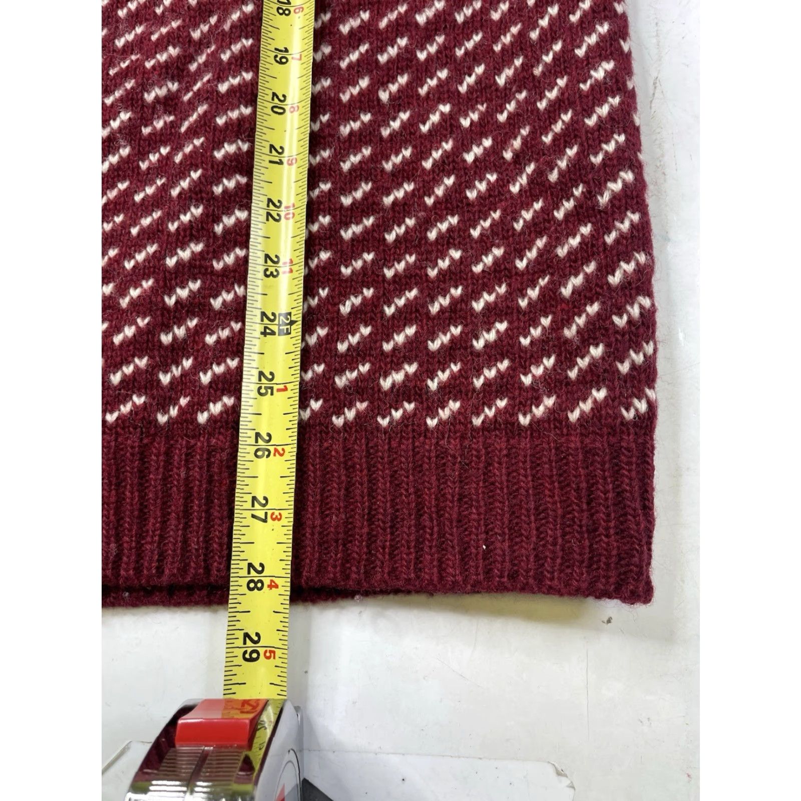 Vintage **L.L. Bean Birds-Eye Red Wool Crewneck Pullover Mens Large** User: L.L. Bean Birds-Eye Red Wool Crewneck Pullover Mens Large Size US L / EU 52-54 / 3 - 6 Thumbnail