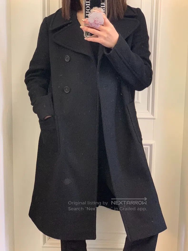 Valentino Black long coat