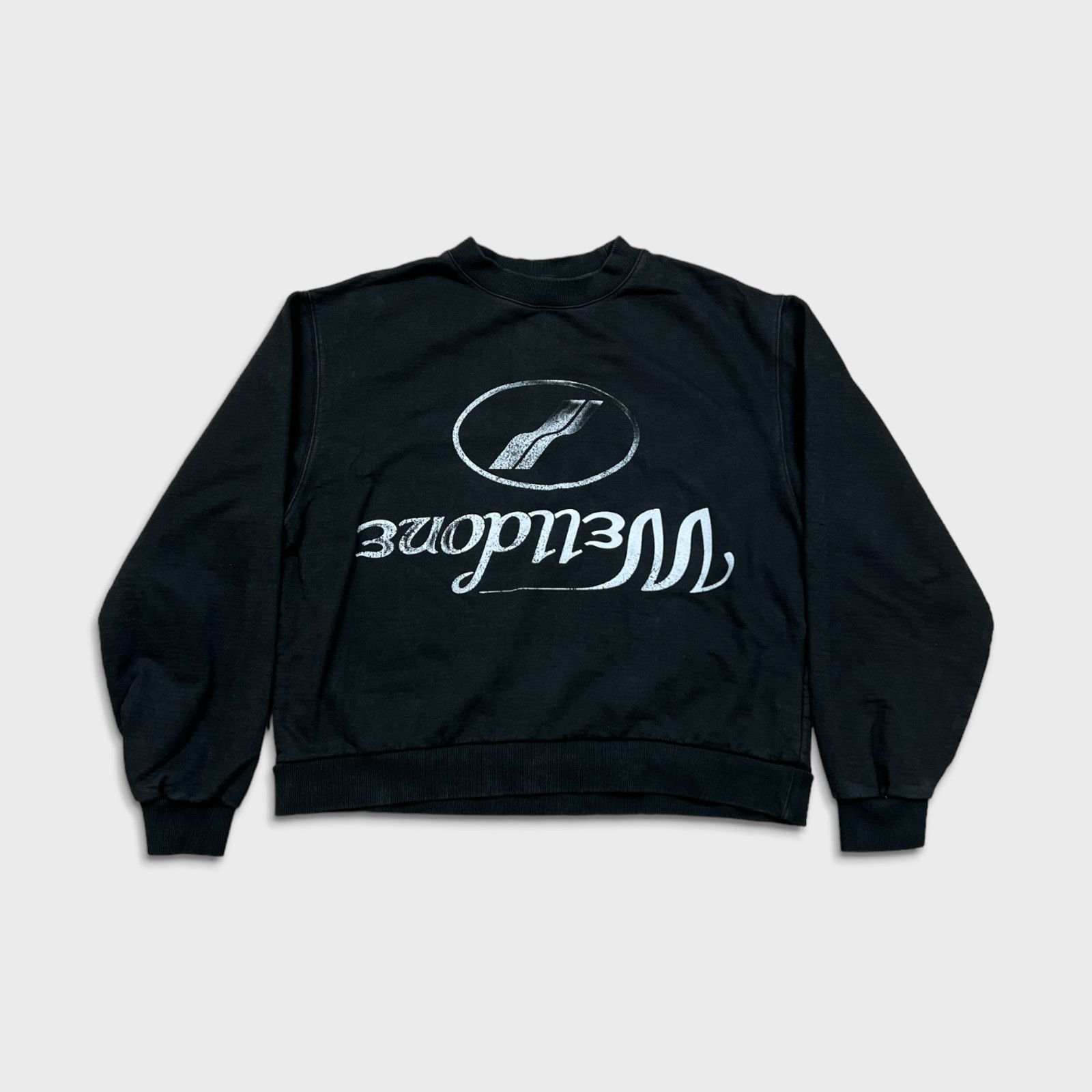 Designer × WE11DONE We11done Sweatshirt Small Reversed Graphic Pullover Crewneck Size US S / EU 44-46 / 1 - 1 Thumbnail