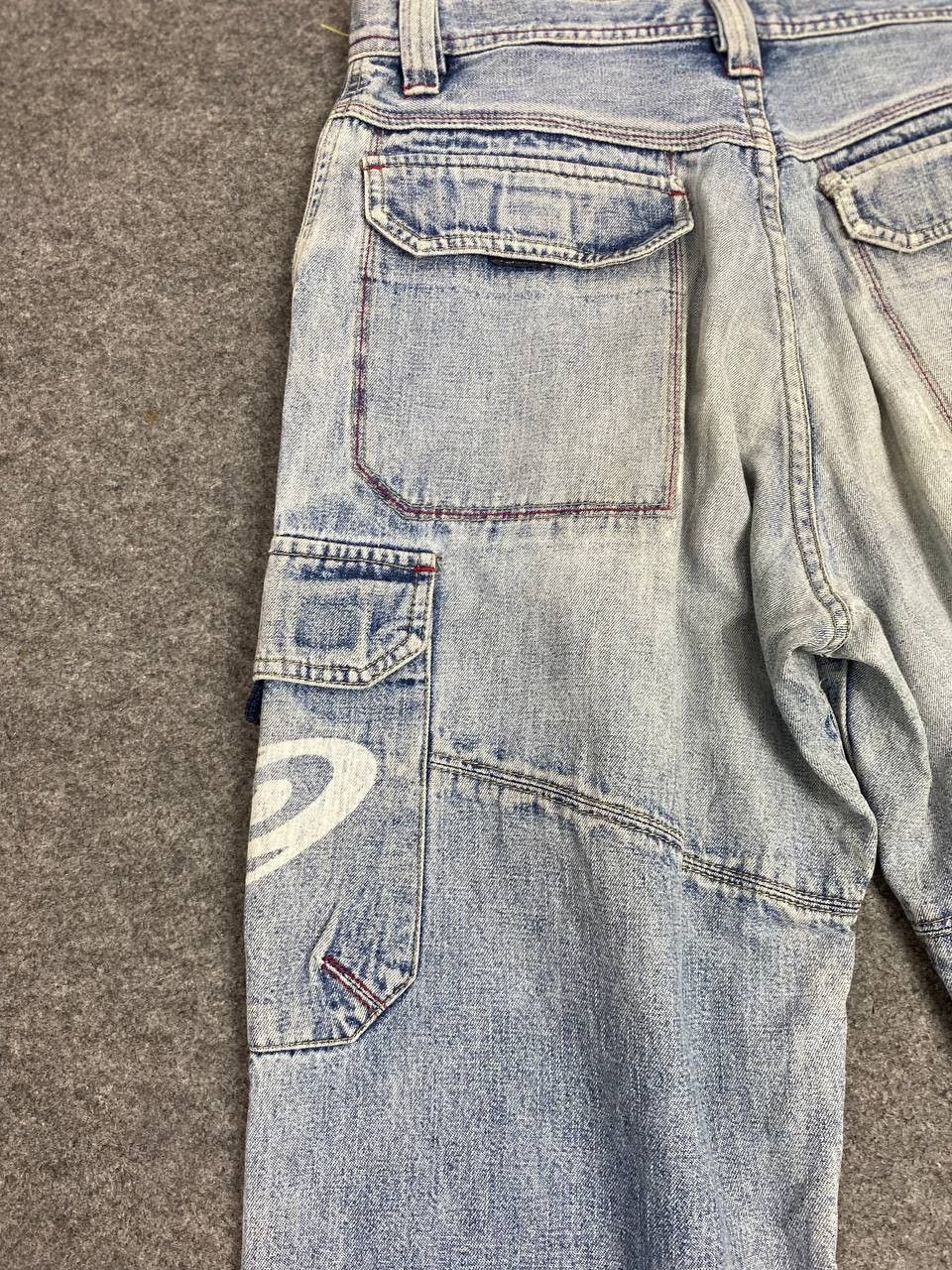 Japanese Brand vintage piko baggy cargo denim nice design Size US 32 / EU 48 - 4 Thumbnail