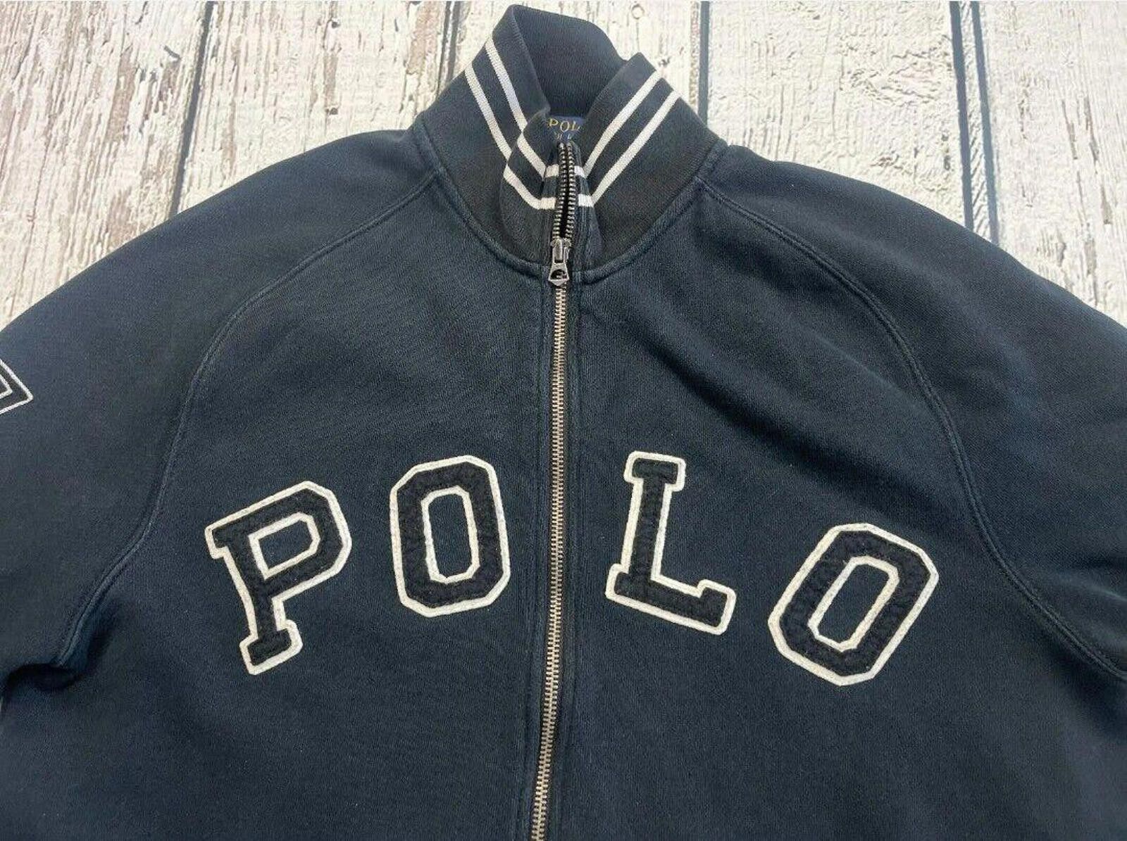 Polo Ralph Lauren Polo Ralph Lauren Varsity Jacket Spelled Out POLO Black L Size US L / EU 52-54 / 3 - 2 Thumbnail