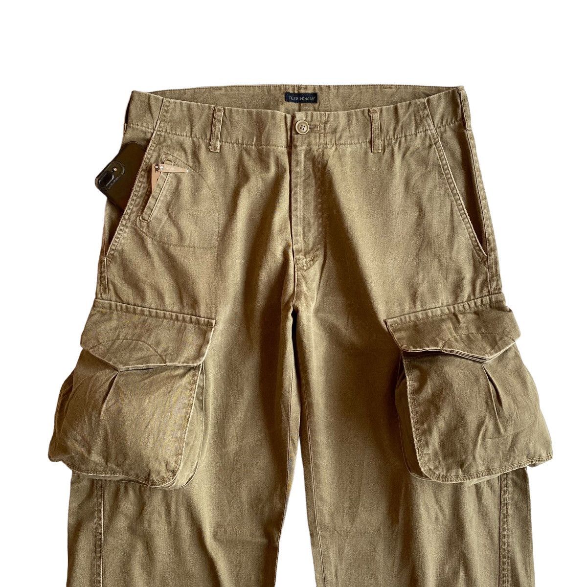 Issey Miyake Tete Homme 3D Pocket Cargo Pants Size US 33 - 4 Thumbnail