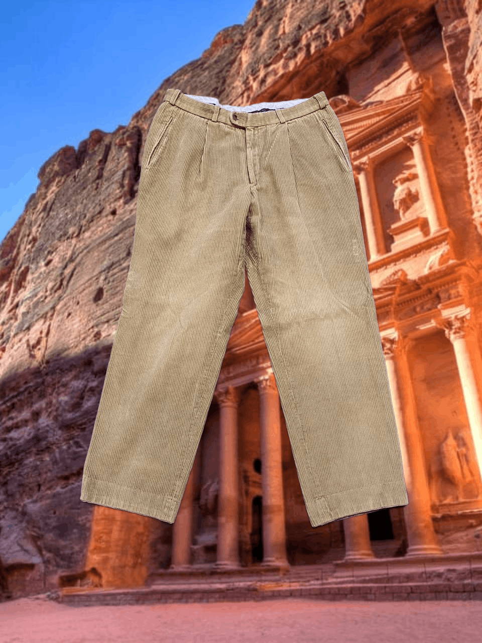 Burberry Vintage Casual pants Burberry Y2K super 120's Size US 32 / EU 48 - 1 Thumbnail