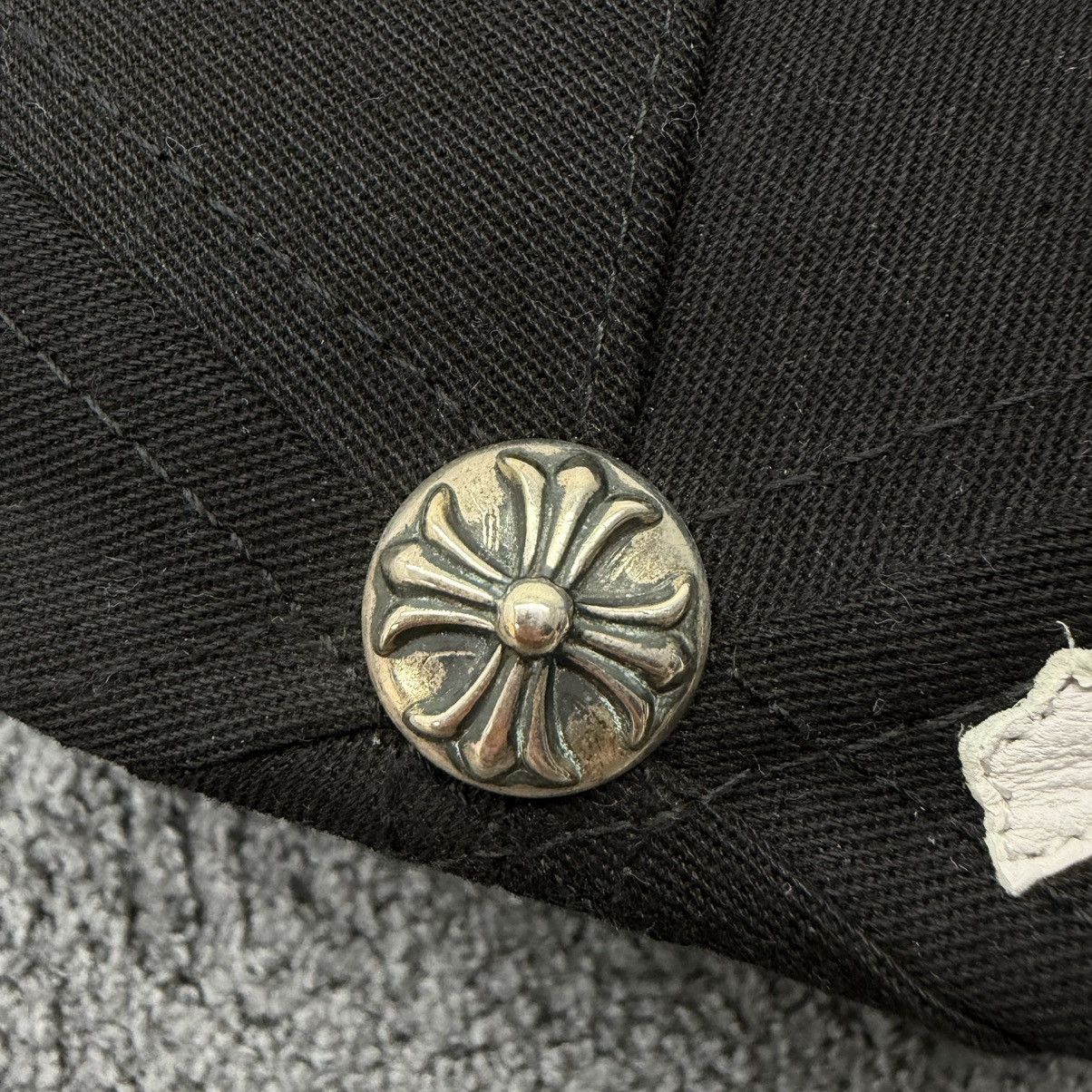 Chrome Hearts Chrome Hearts Black Grey White Patches Cap Hat Size ONE SIZE - 9 Thumbnail