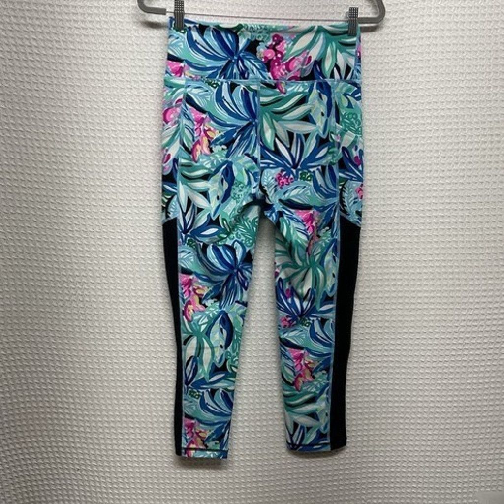 Lilly Pulitzer NWOT Lilly Pulitzer Luxletic Mid Rise Midi Pants Size M Size 28" / US 6 / IT 42 - 7 Thumbnail