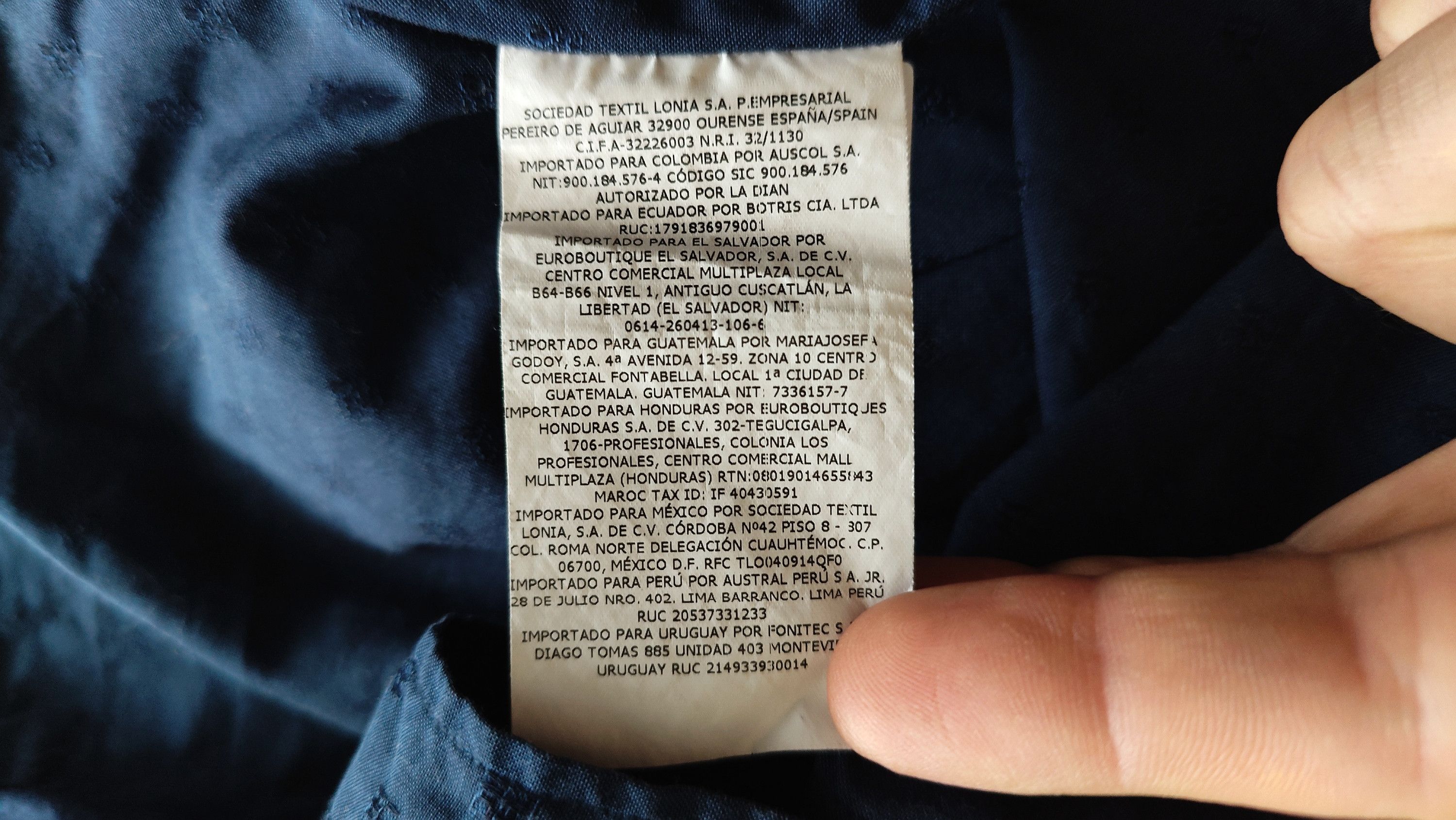 Carolina Herrera Carolina Herrera Full Monogram Navy Shirt Size US L / EU 52-54 / 3 - 9 Thumbnail