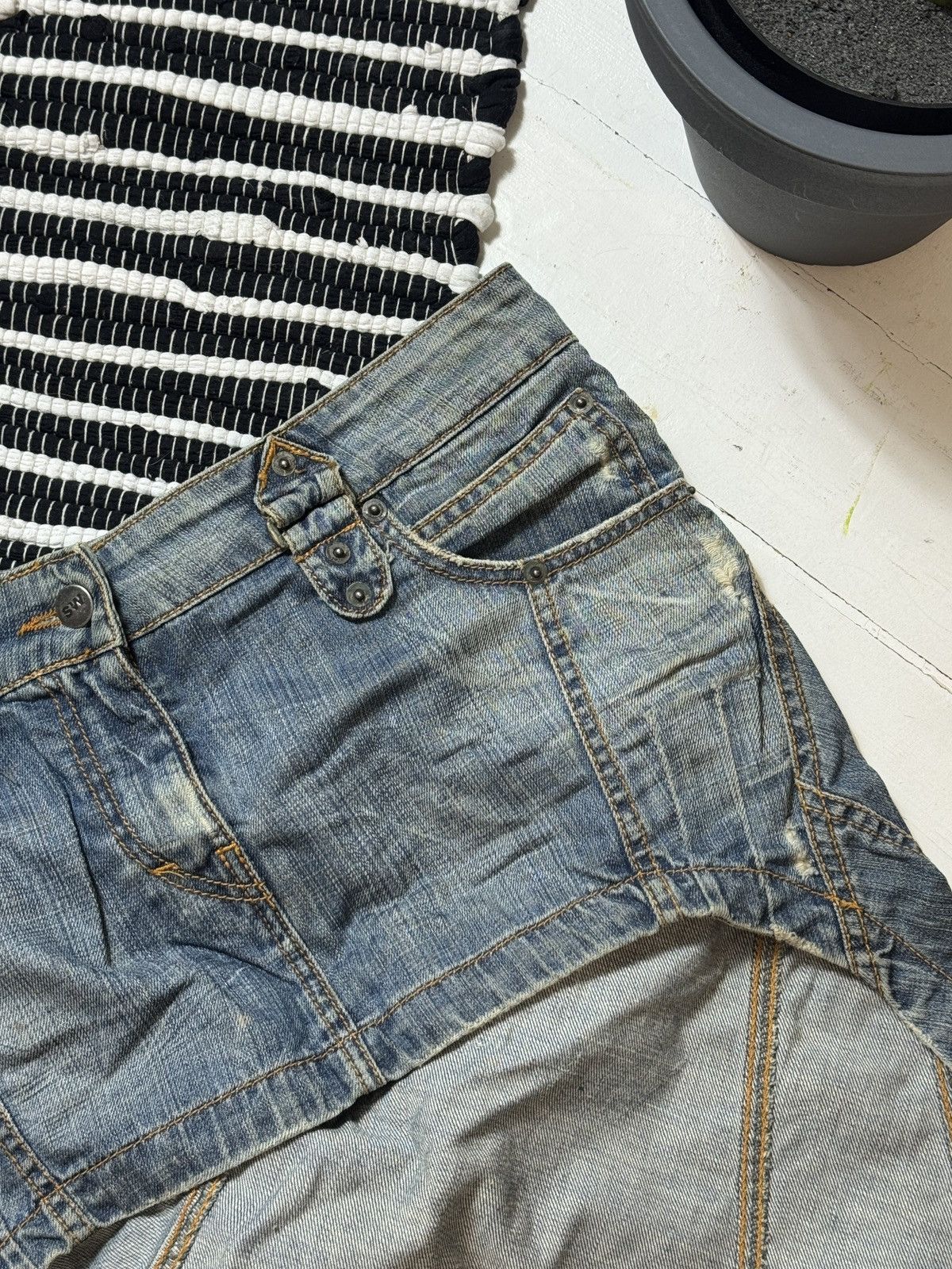 Other VINTAGE SEXY WOMAN AVANT GARDE DENIM SKIRT Size 30" / US 8 / IT 44 - 7 Thumbnail