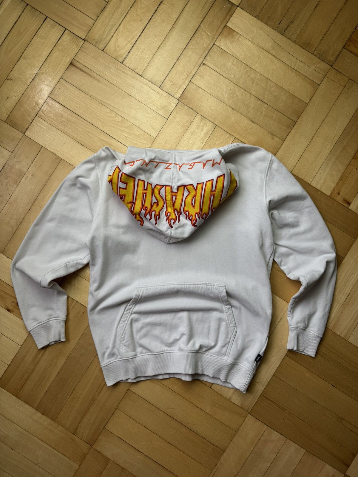 Thrasher Official Vans Off The Wall x Thrasher Magazine Hoodie White Size US S / EU 44-46 / 1 - 1 Thumbnail
