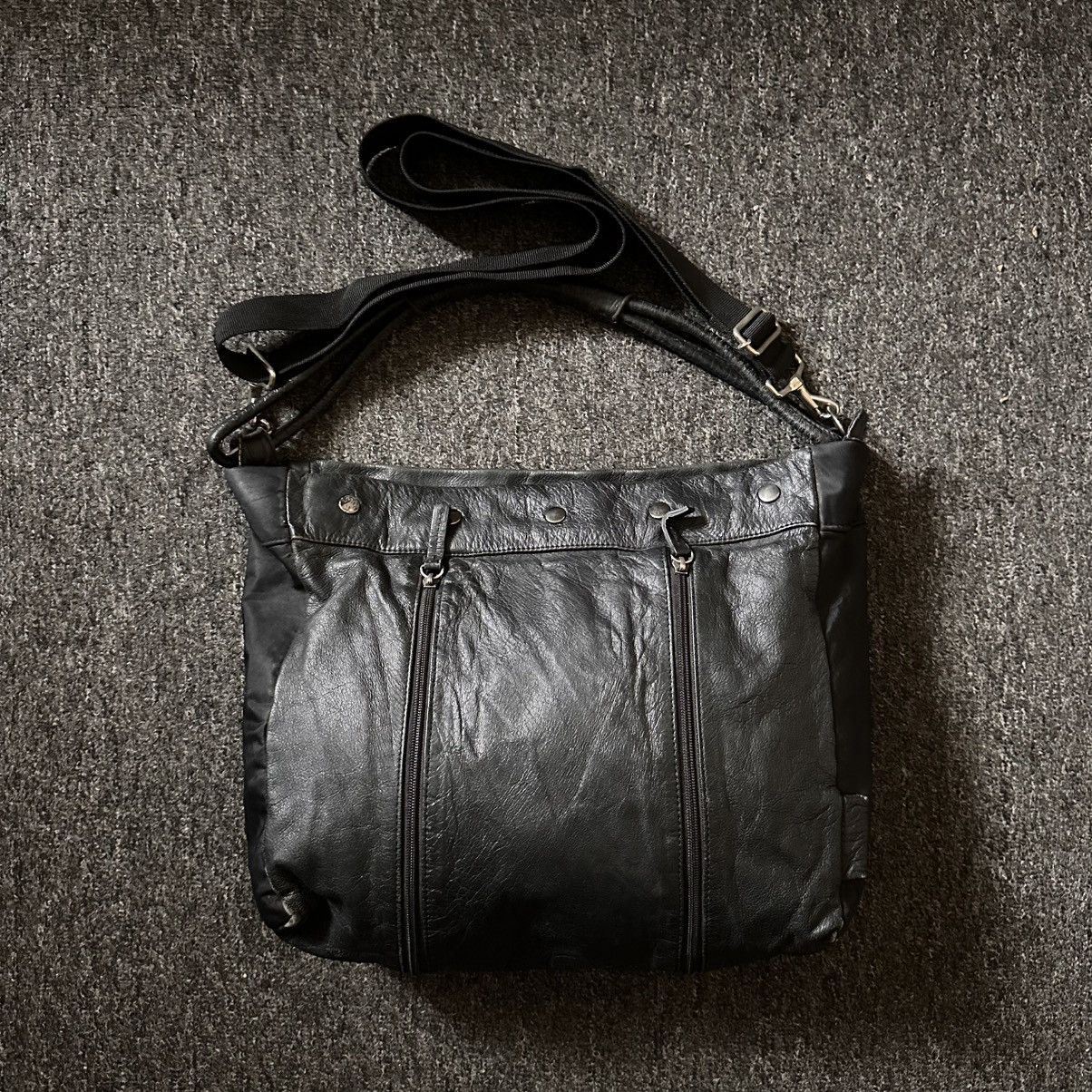 Japanese Brand EIKO KONDO JAPAN LEATHER/NYLON BAG Size ONE SIZE - 3 Thumbnail