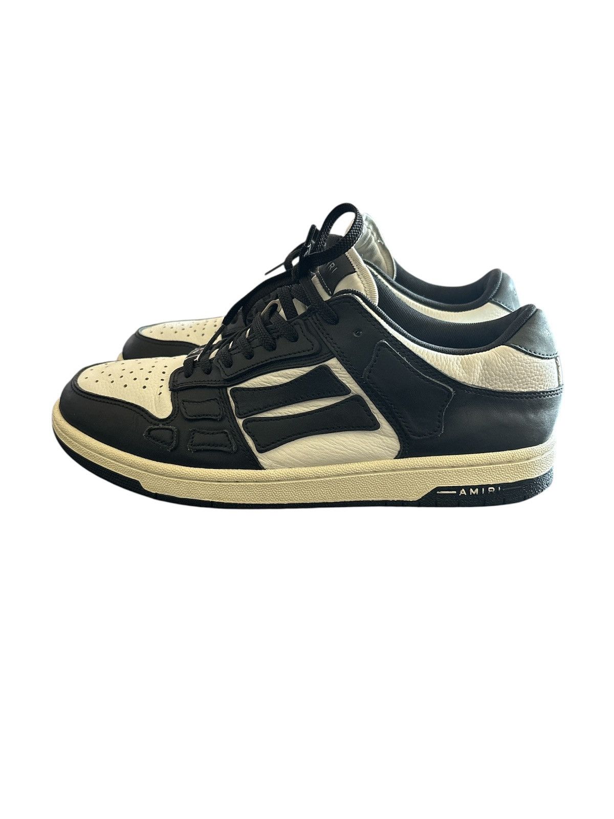 Amiri AMIRI black and white skeleton, low tops Size US 11 / EU 44 - 7 Thumbnail