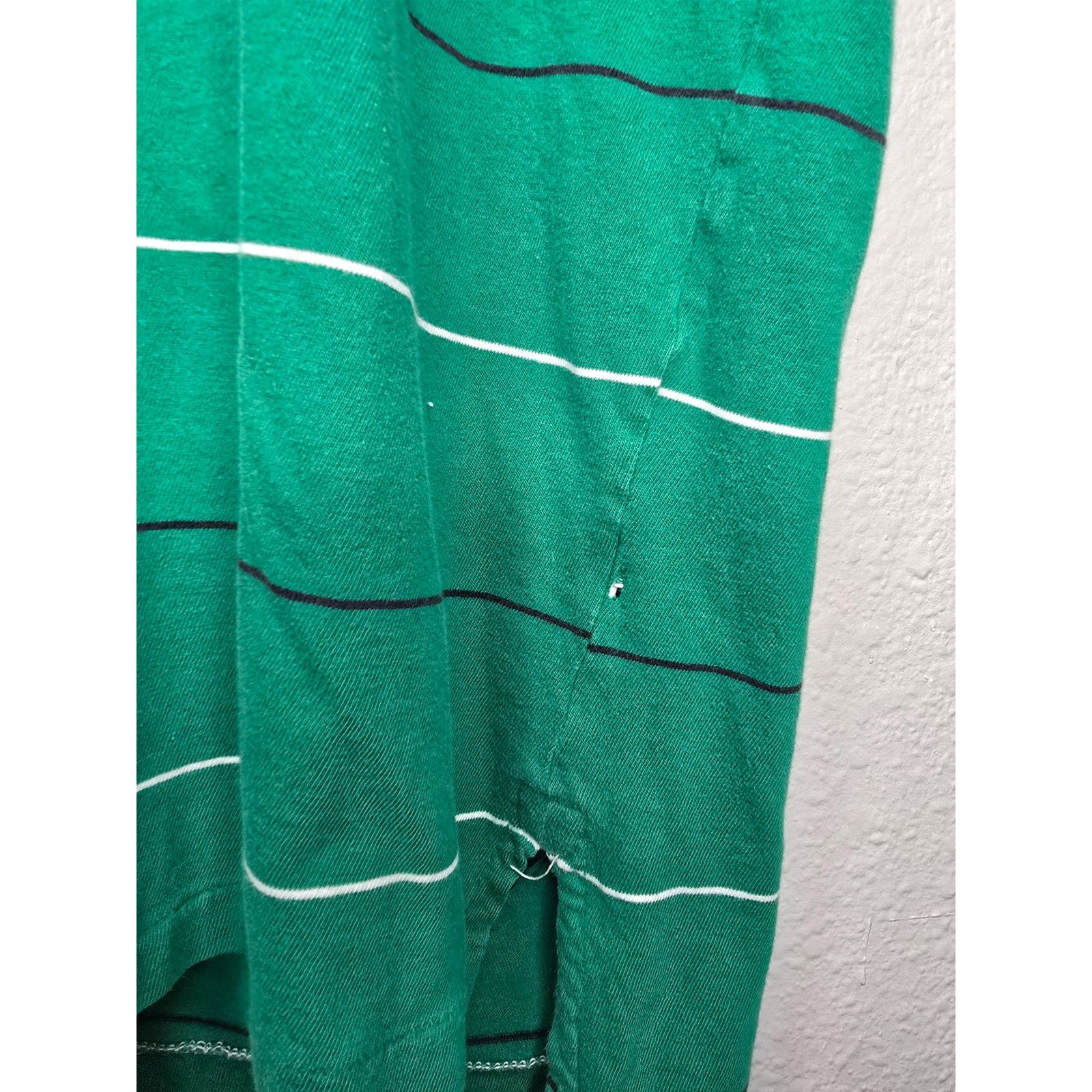 American Eagle Outfitters American Eagle Polo Mens XL Green Striped Vintage Fit Shirt Size US XL / EU 56 / 4 - 3 Thumbnail