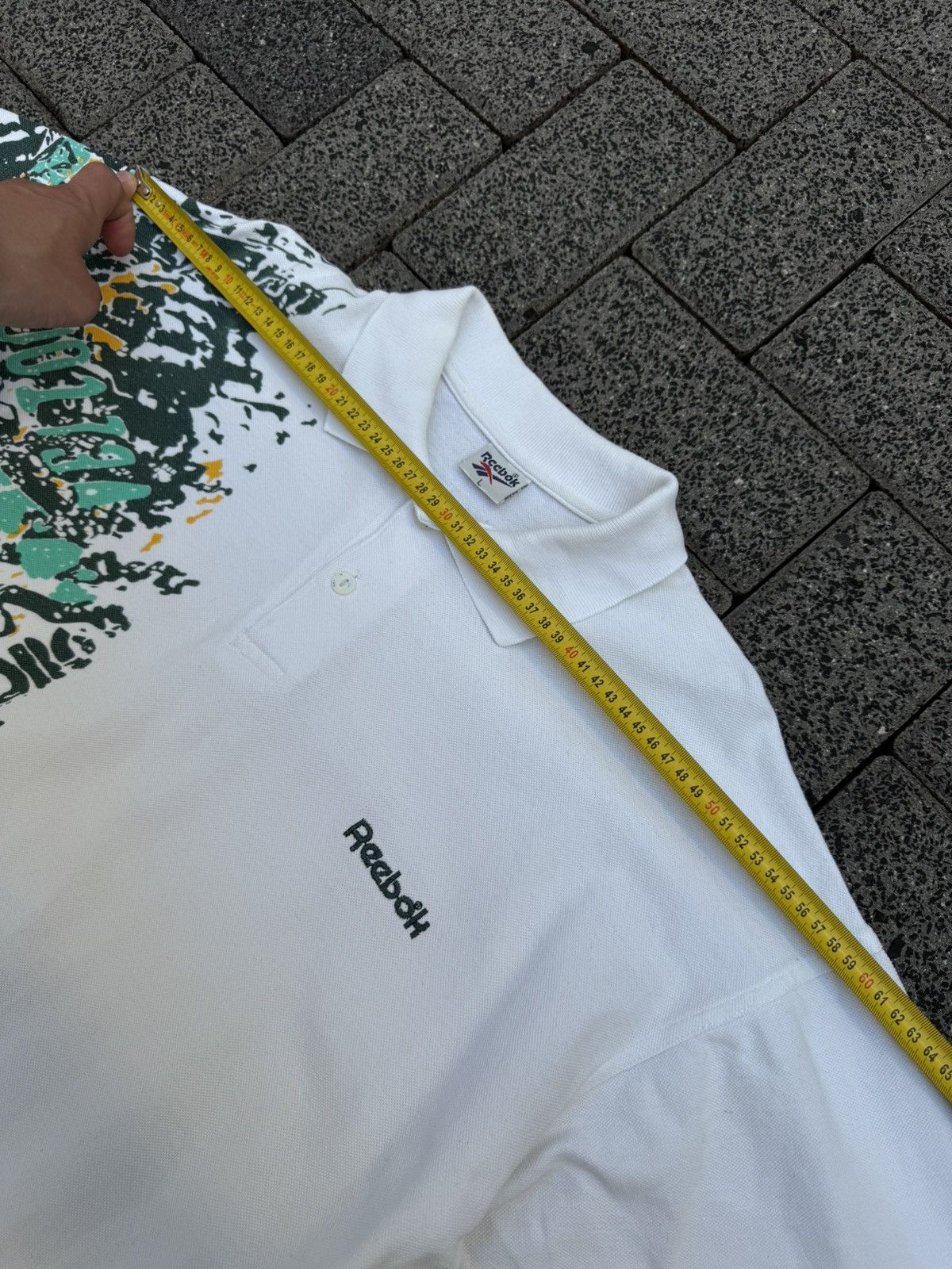 Reebok Vintage 90s REEBOK "MICHAEL STICH" Tennis Poloshirt Rare Size US L / EU 52-54 / 3 - 8 Thumbnail