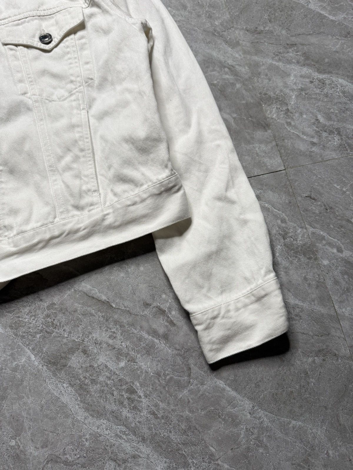 Gucci Gucci By Tomford White Trucker Jacket Size US S / EU 44-46 / 1 - 3 Thumbnail