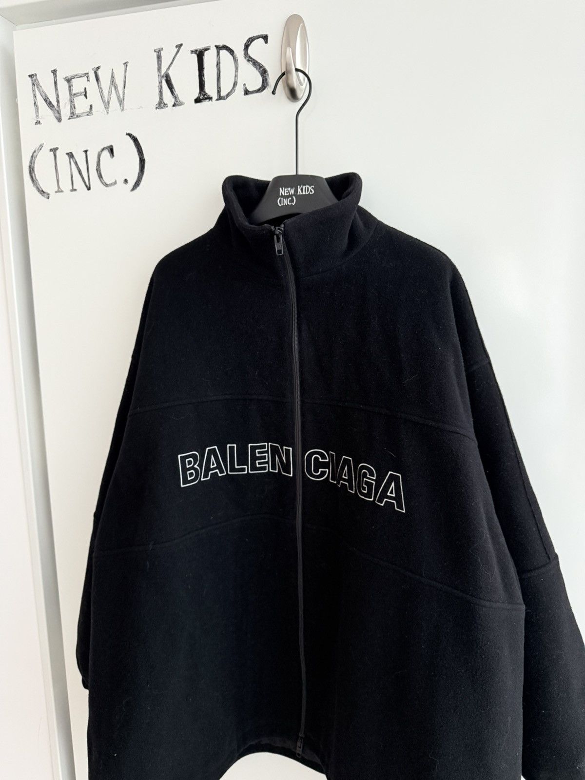 Balenciaga Balenciaga Wool Track Suit Jacket Size US XL / EU 56 / 4 - 2 Thumbnail