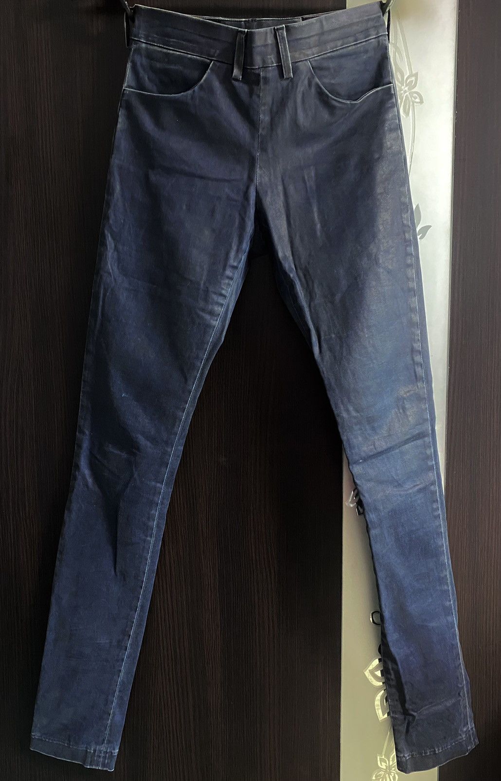 Acne Studios Women’s Acne Studios Vintage Waxed Skin Plant Pants Trousers Size 24" / US 00 / IT 34 - 3 Thumbnail
