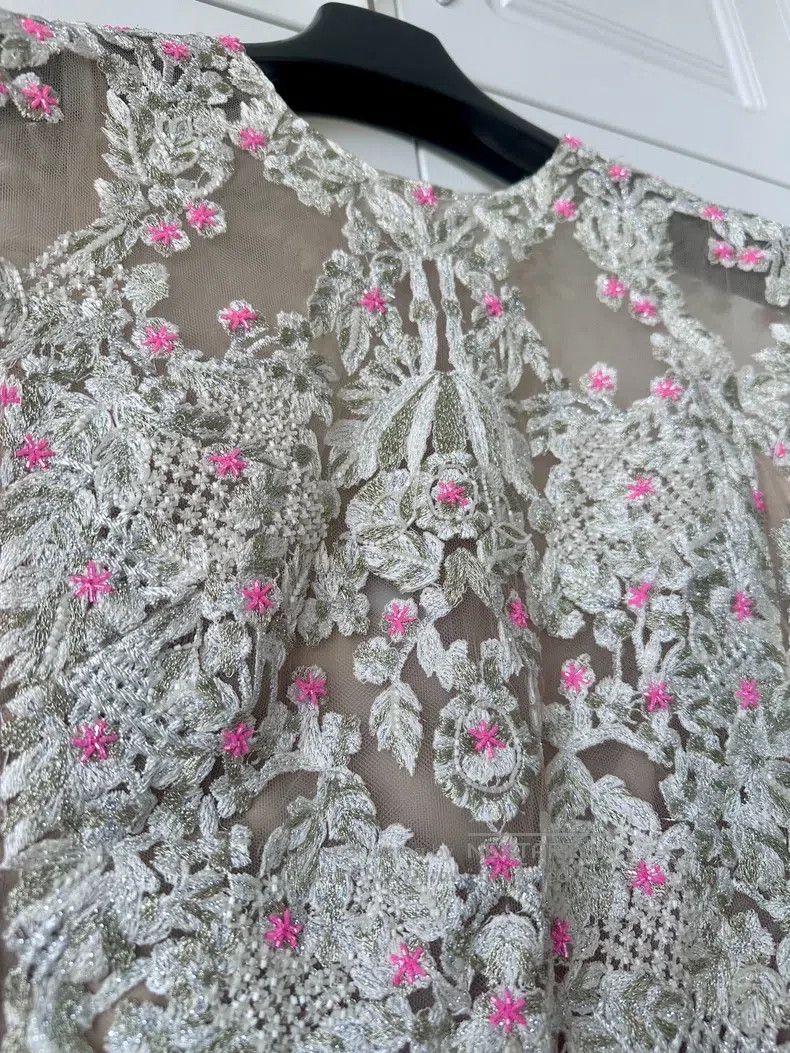 Valentino Valentino Floral beaded embroidered sequin dress Size S / US 4 / IT 40 - 5 Thumbnail