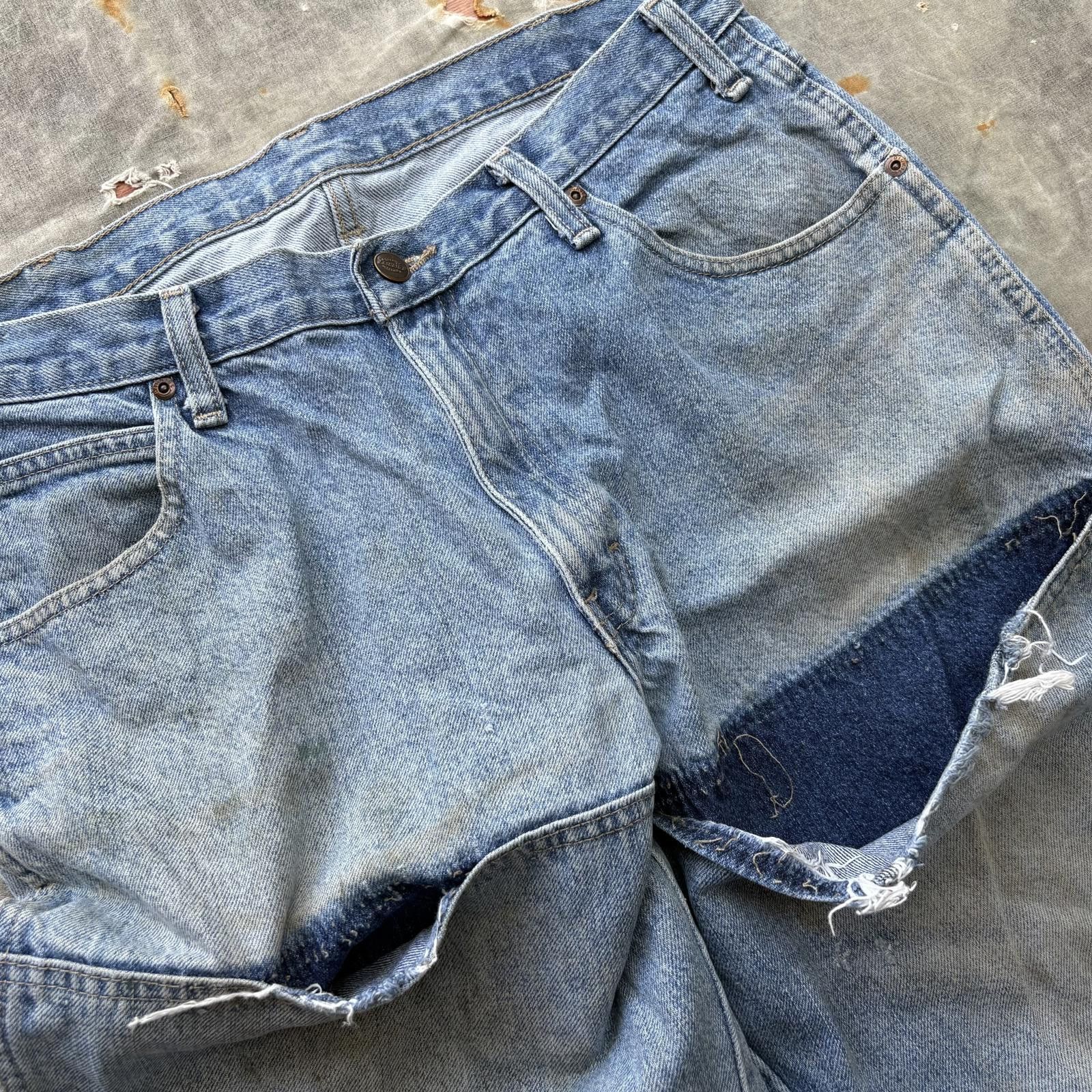 Dickies Vintage Distressed Dickies Double Knee Baggy Wide Leg Jeans Size US 33 - 4 Thumbnail