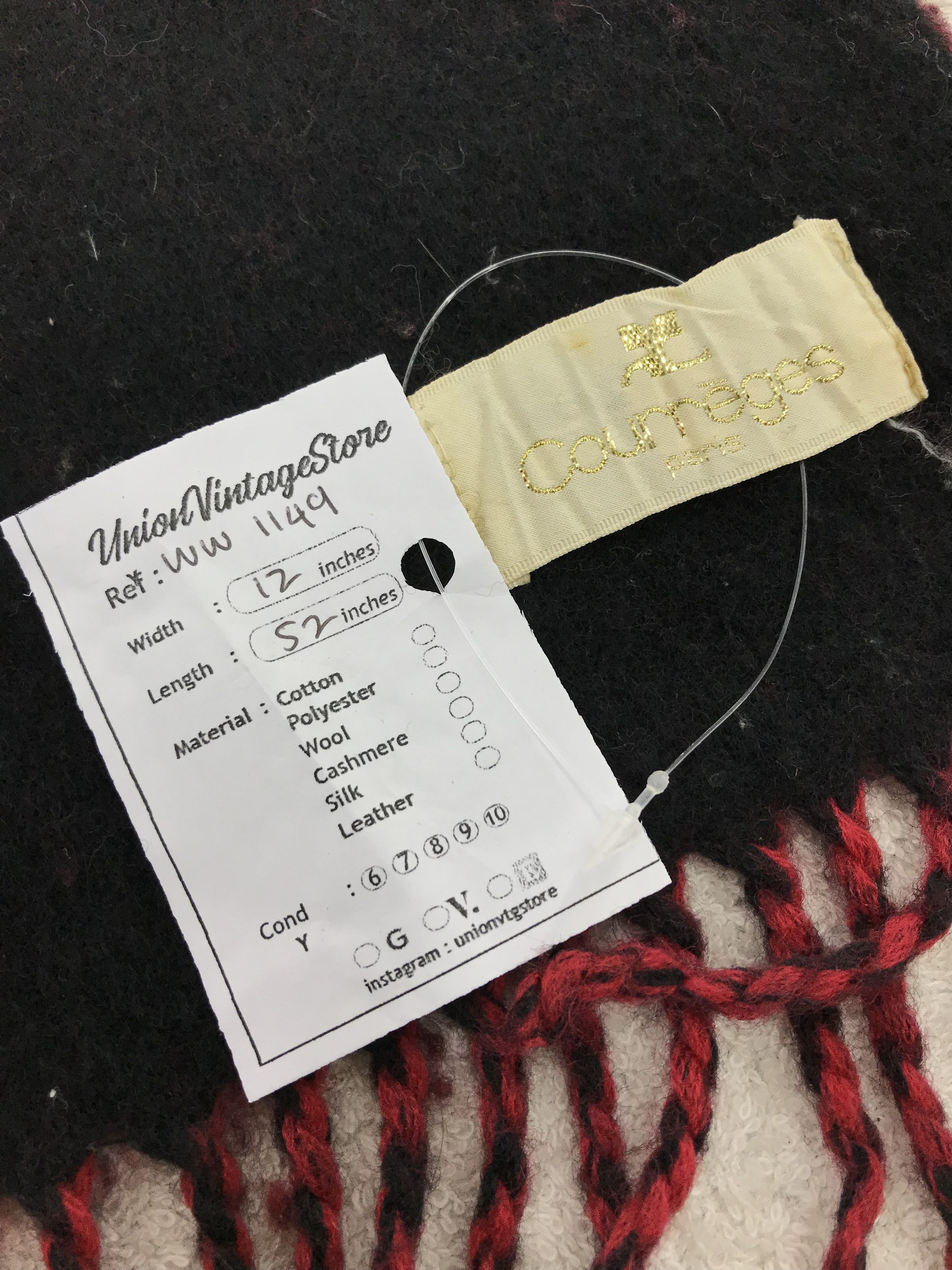 Courreges Courreges Scarf / Muffler / Neckwear - WW1149 Size ONE SIZE - 7 Thumbnail