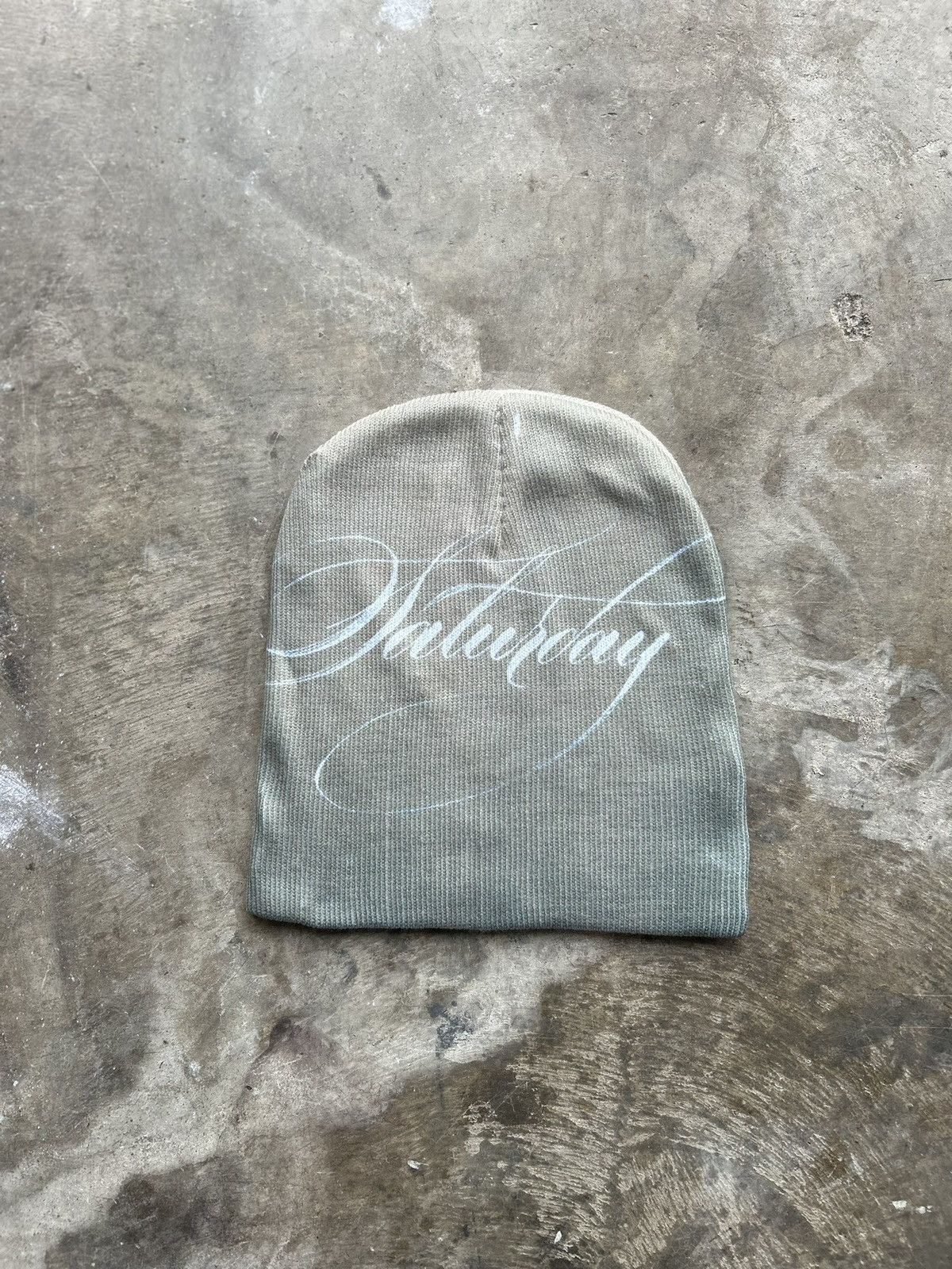 Other Black Calligraphy Beanie Size ONE SIZE - 1 Preview