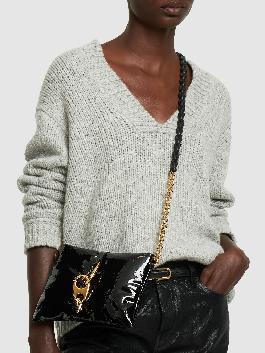 Tom Ford o1y0126 Size : OS / Silk Crossbody Bag in Black Size ONE SIZE - 5 Thumbnail