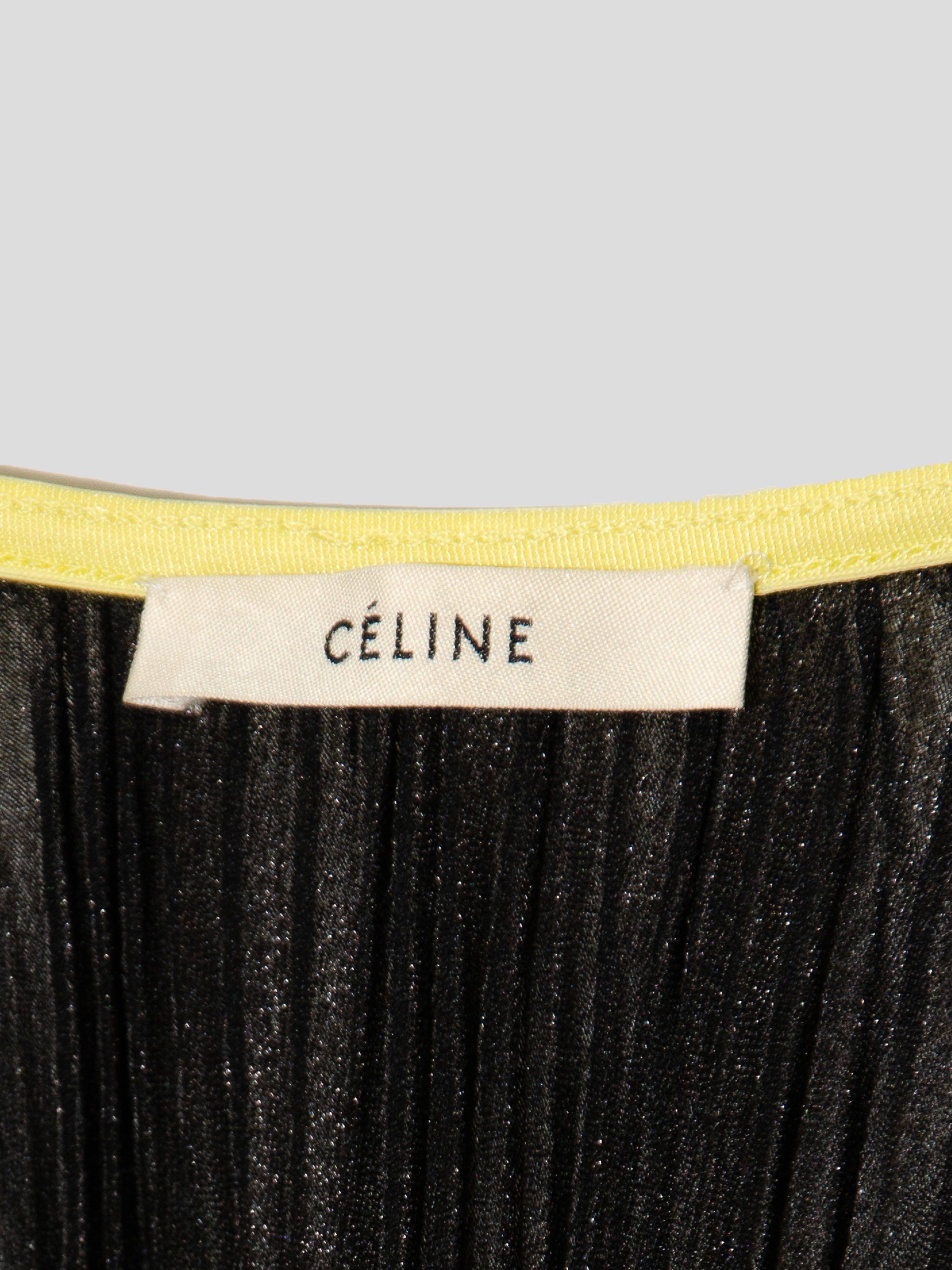 Celine Pre-fall 2014 Organza Pleated Skirt Size 24" / US 00 / IT 34 - 4 Thumbnail