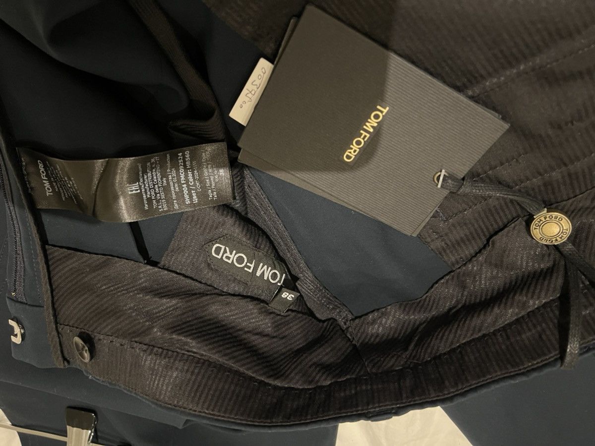 Tom Ford TOM FORD Double Cotton Satin Semi Sartorial Pants 38 Patrol Size US 43 - 15 Thumbnail