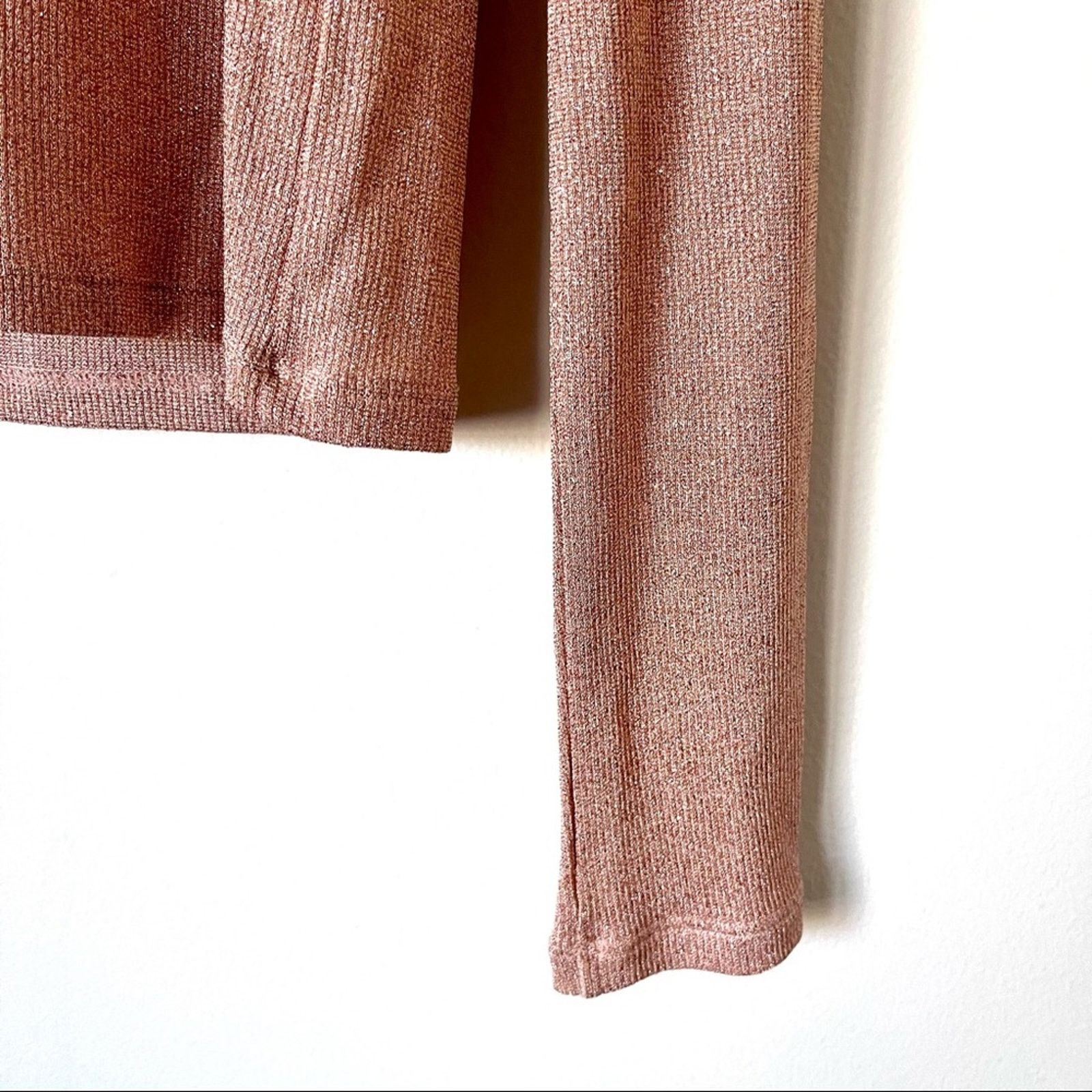 DOROTHEE SCHUMACHER Dorothee Schumacher ribbed gold thread pullover top Size XS / US 0-2 / IT 36-38 - 3 Thumbnail
