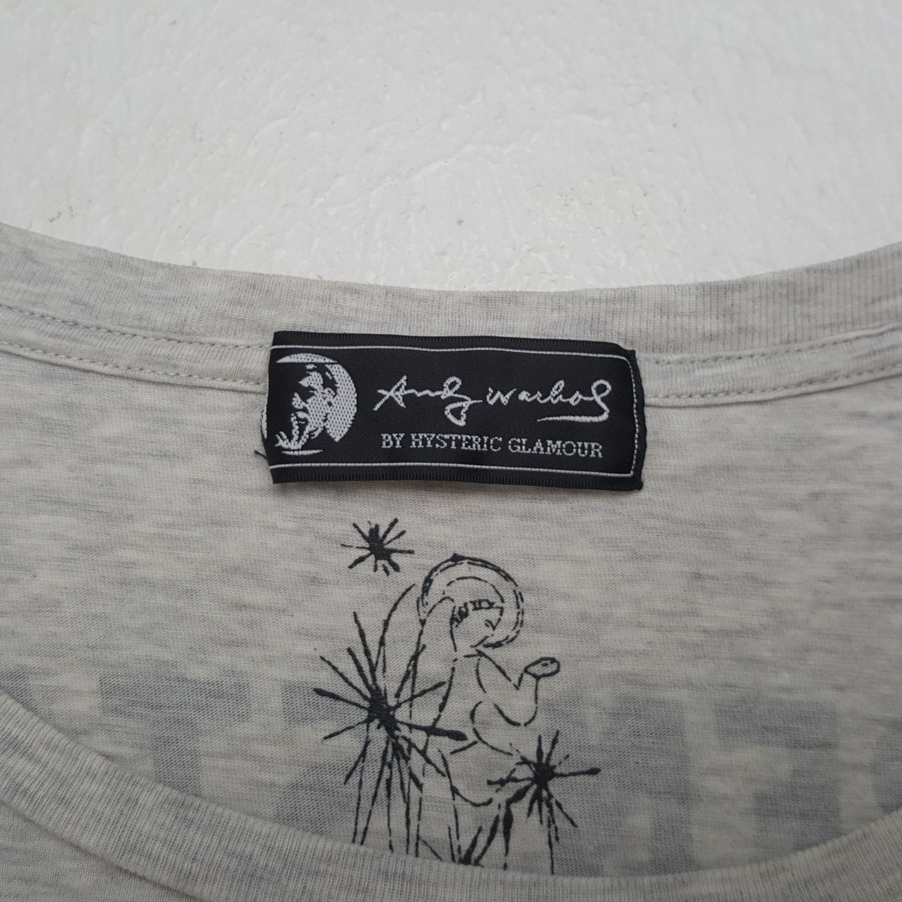 Hysteric Glamour Hysteric Glamour X Andy Warhol Japanese Brand Tshirt RR14 Size S / US 4 / IT 40 - 5 Thumbnail