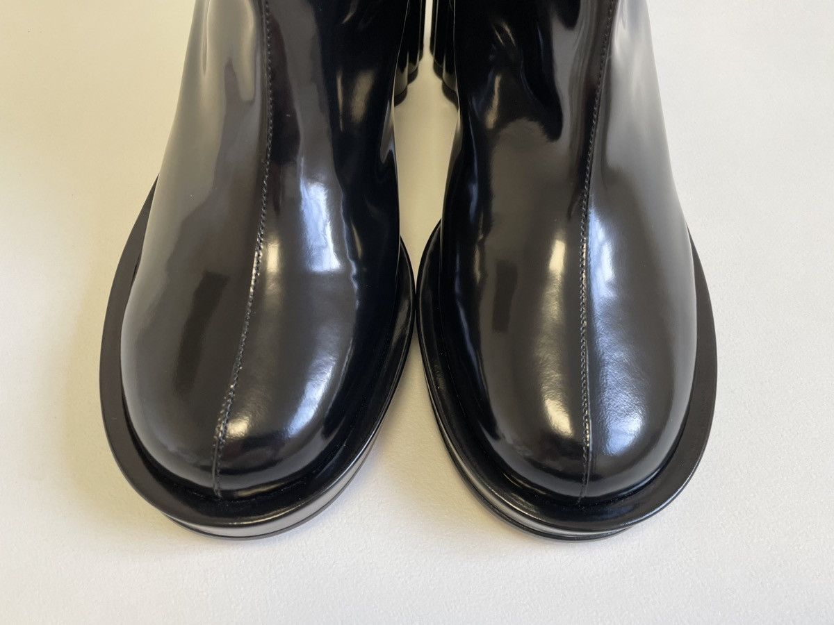 Simone Rocha Black Leather ‘Lacquered Heel’ Boots Size US 9 / IT 39 - 7 Thumbnail