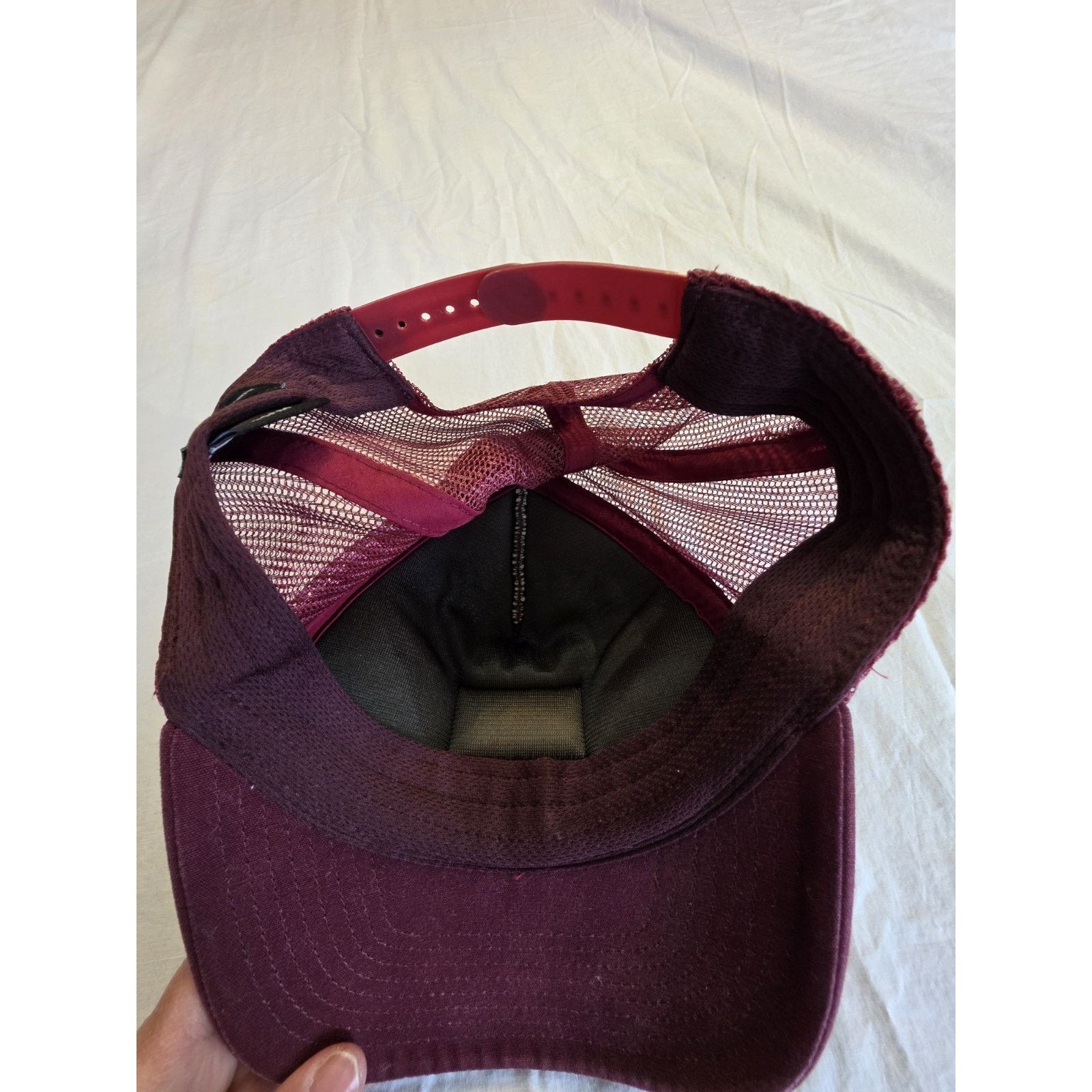 Quiksilver Quicksilver Burgundy One Size Trucker Har with Snap Back Size ONE SIZE - 5 Thumbnail