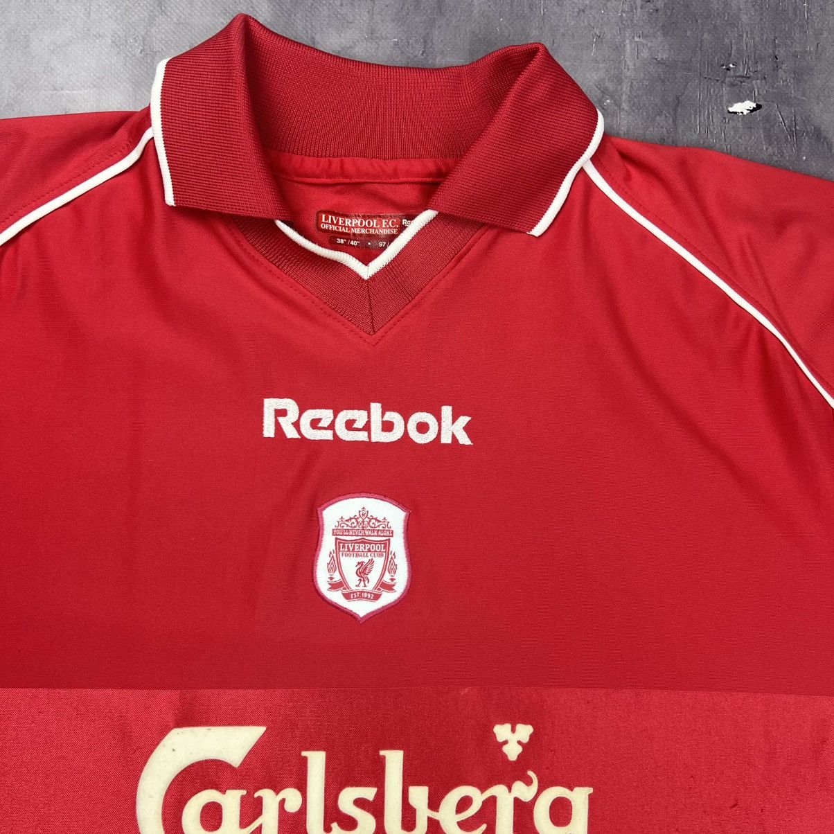 Reebok Rare! Liverpool Reebok 00s Vintage Jersey Shirt Size US M / EU 48-50 / 2 - 6 Thumbnail