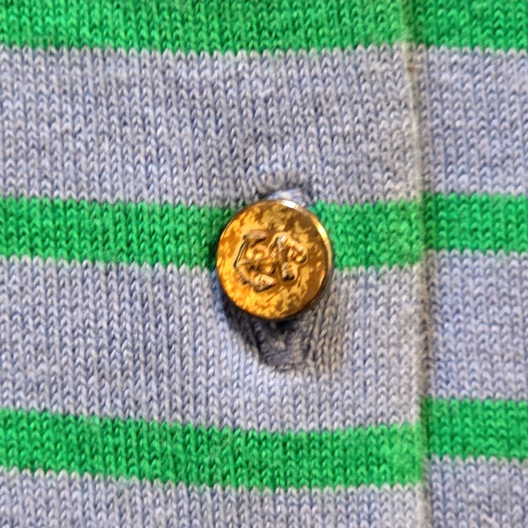 J.Crew J.CREW Sweater Cardigan Womens Small Blue Green Stripe Nautical Button Casual Size S / US 4 / IT 40 - 5 Thumbnail