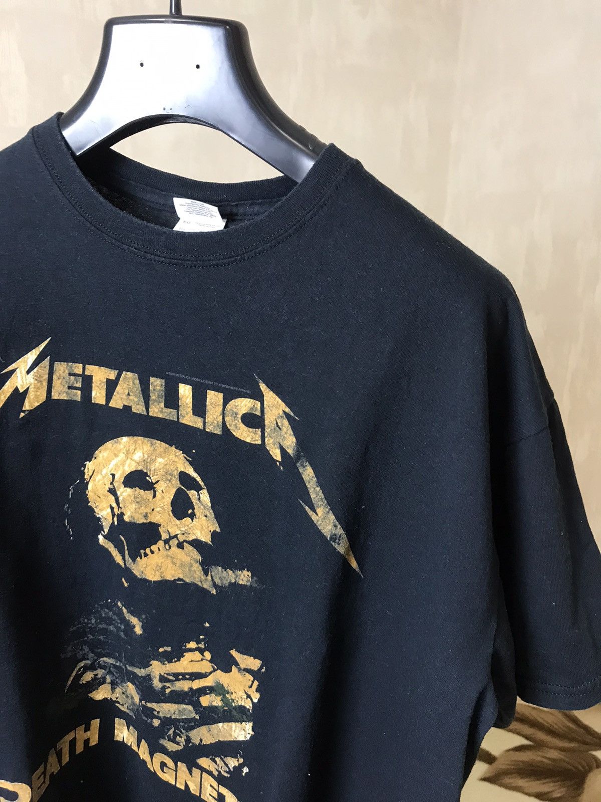 Band Tees × Metallica × Vintage 🔥 Metallica Death Magnetic Tour 2009 T Shirt Rock Vintage Size US XL / EU 56 / 4 - 8 Thumbnail