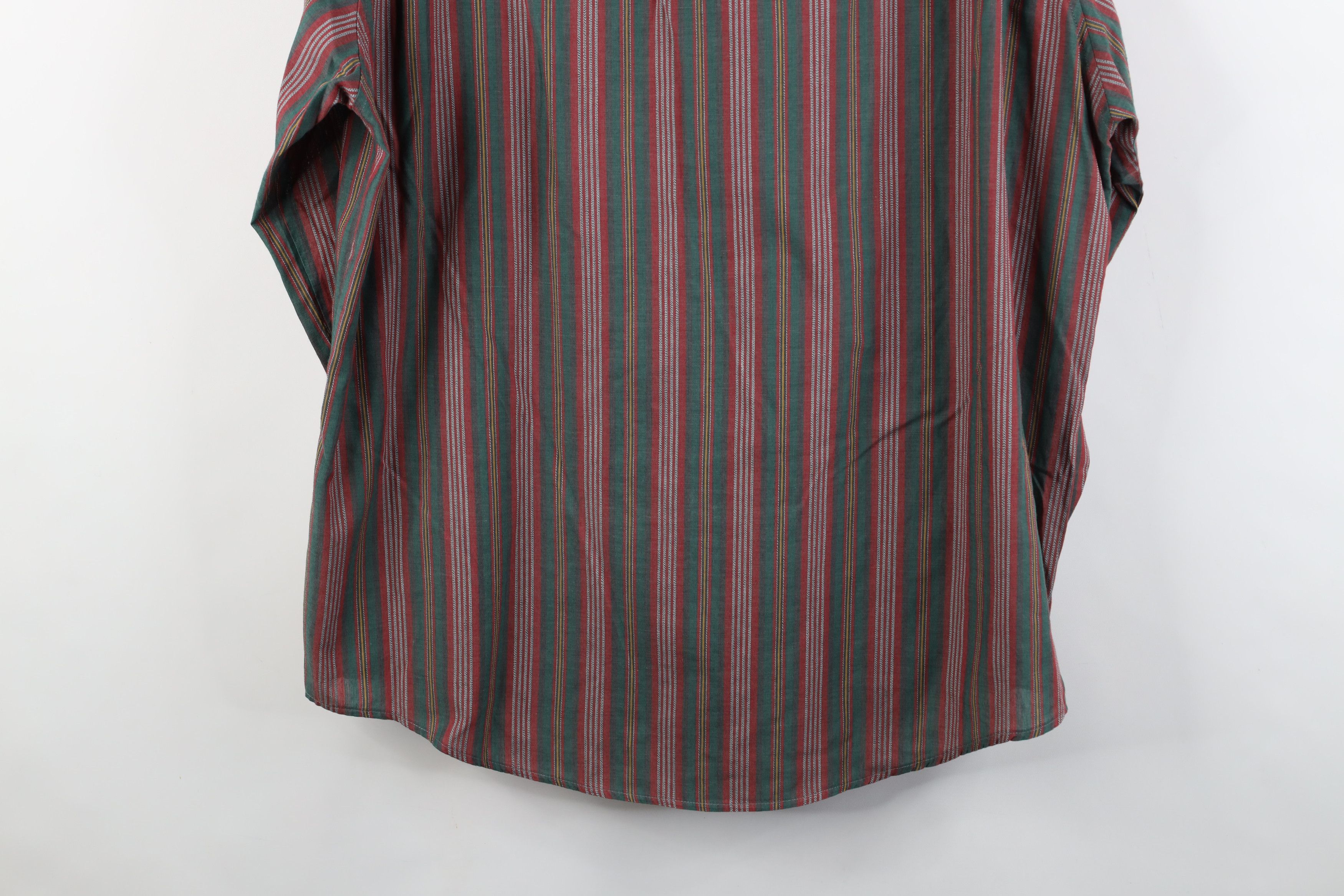 Vintage Vintage 90s Streetwear Rainbow Striped Collared Button Shirt Size US XL / EU 56 / 4 - 10 Thumbnail