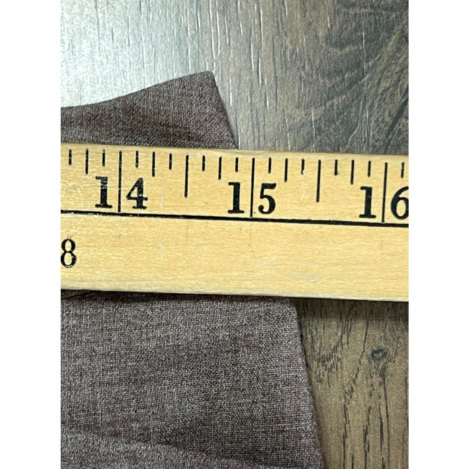 Apt. 9 Apt. 9 Pants Womens 6P Brown Dress Pants Straight Leg Casual Solid Petite 29in Inseam Men? No gender end: Womens Size 28" / US 6 / IT 42 - 3 Thumbnail