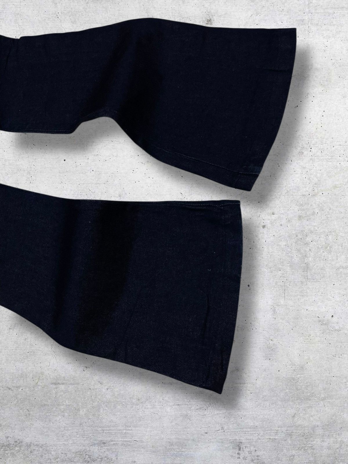 Tornado Mart VINTAGE EGOITS CRAFTE JAPAN DESIGNER 90S FLARED BUTTON DENIM Size US 28 / EU 44 - 14 Thumbnail