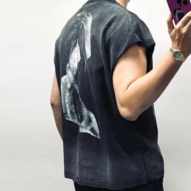 Japanese Brand × Vintage Vintage Washed Distressed T-shirt Size US L / EU 52-54 / 3 - 8 Thumbnail
