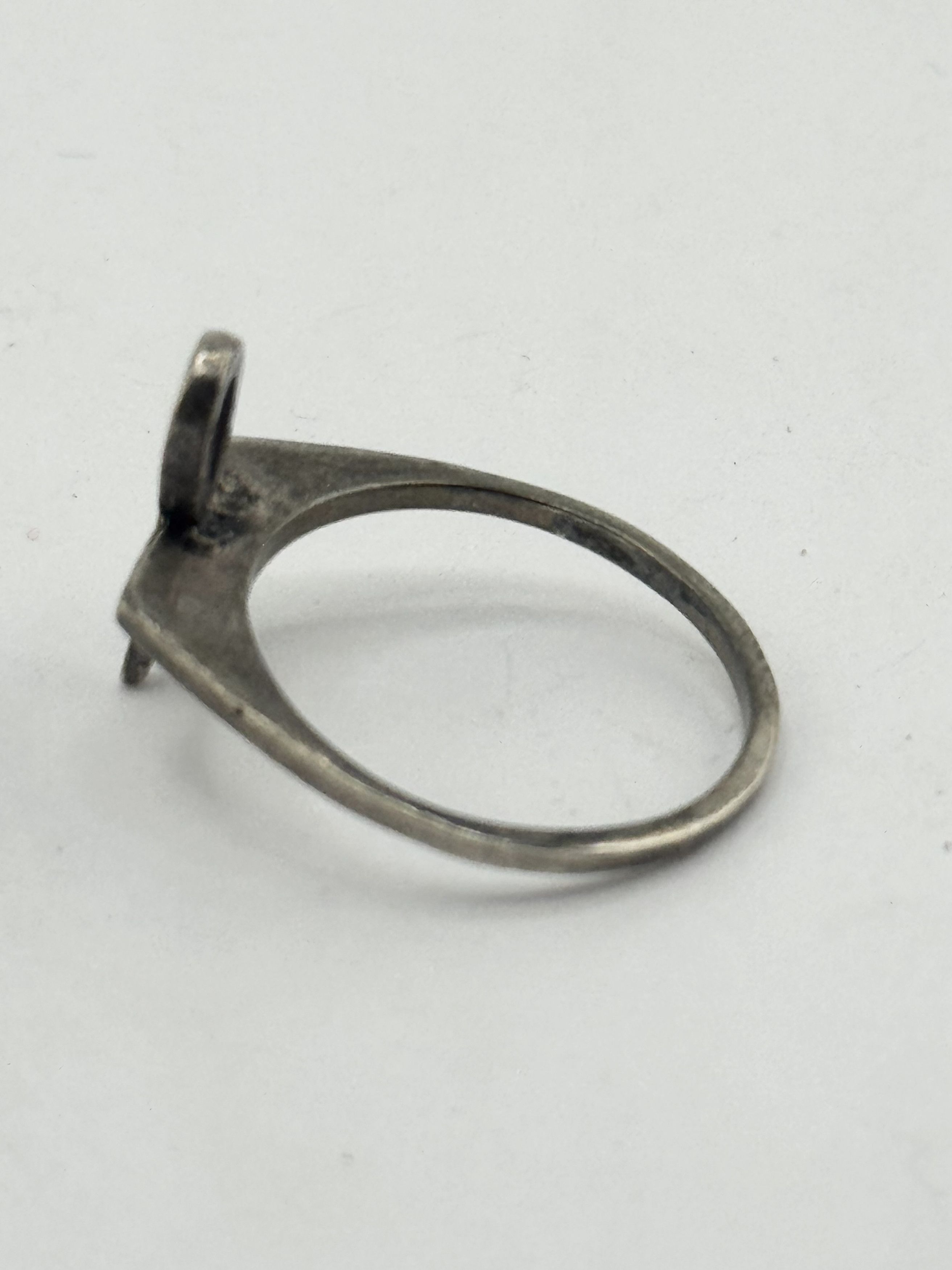 Vintage Sterling Silver Egyptian Ankh vintage Ring size 7 Size ONE SIZE - 4 Thumbnail